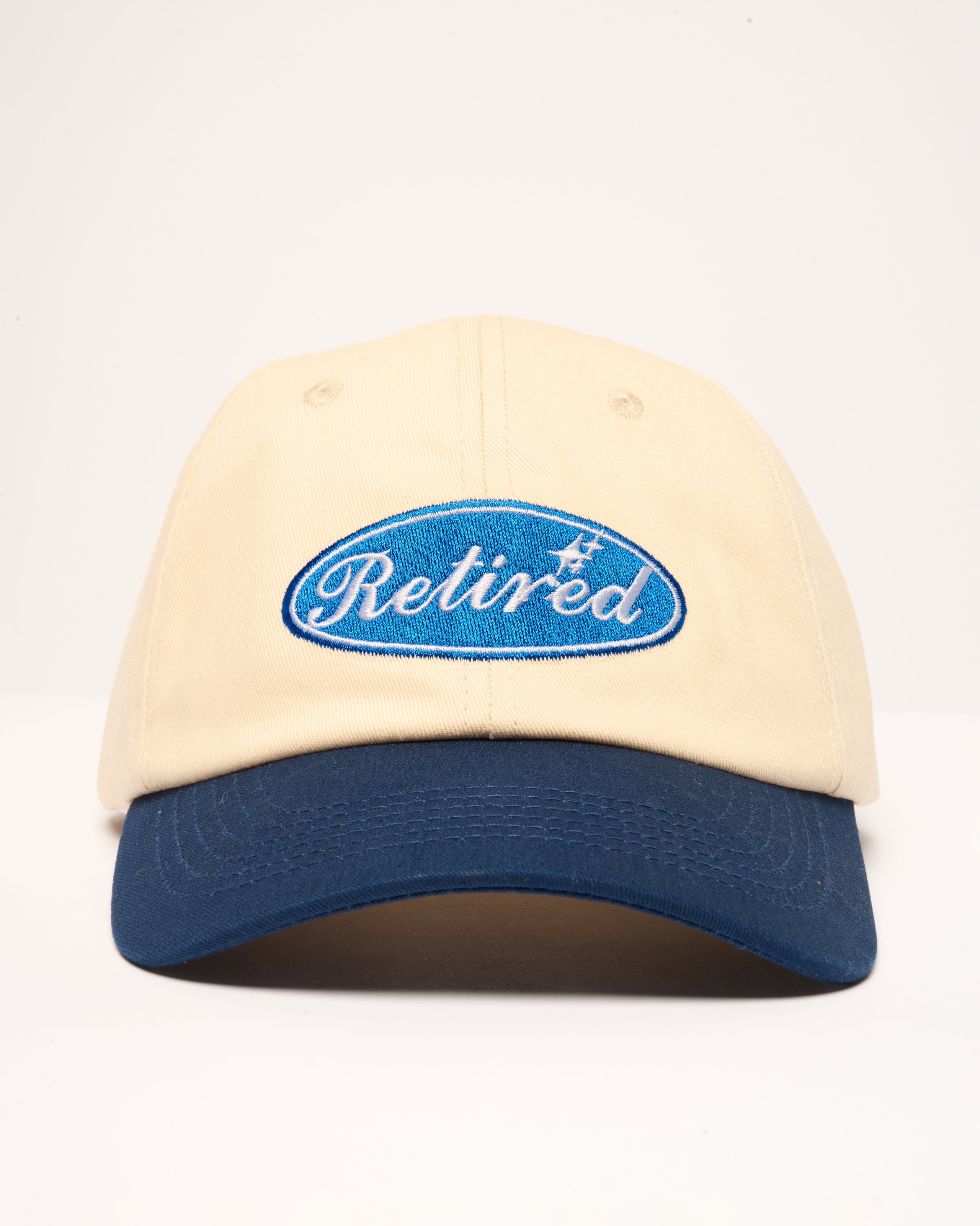 Retired Hat - Premium 100% Cotton Embroidered Adjustable Unisex Cap by Threadheads