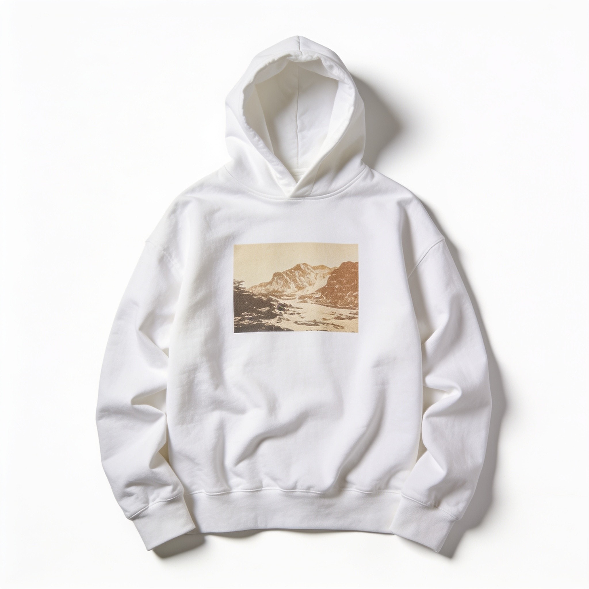 Outside Is Free Unisex Pullover Hoodie - Cotton Polyester Blend, Loose Fit