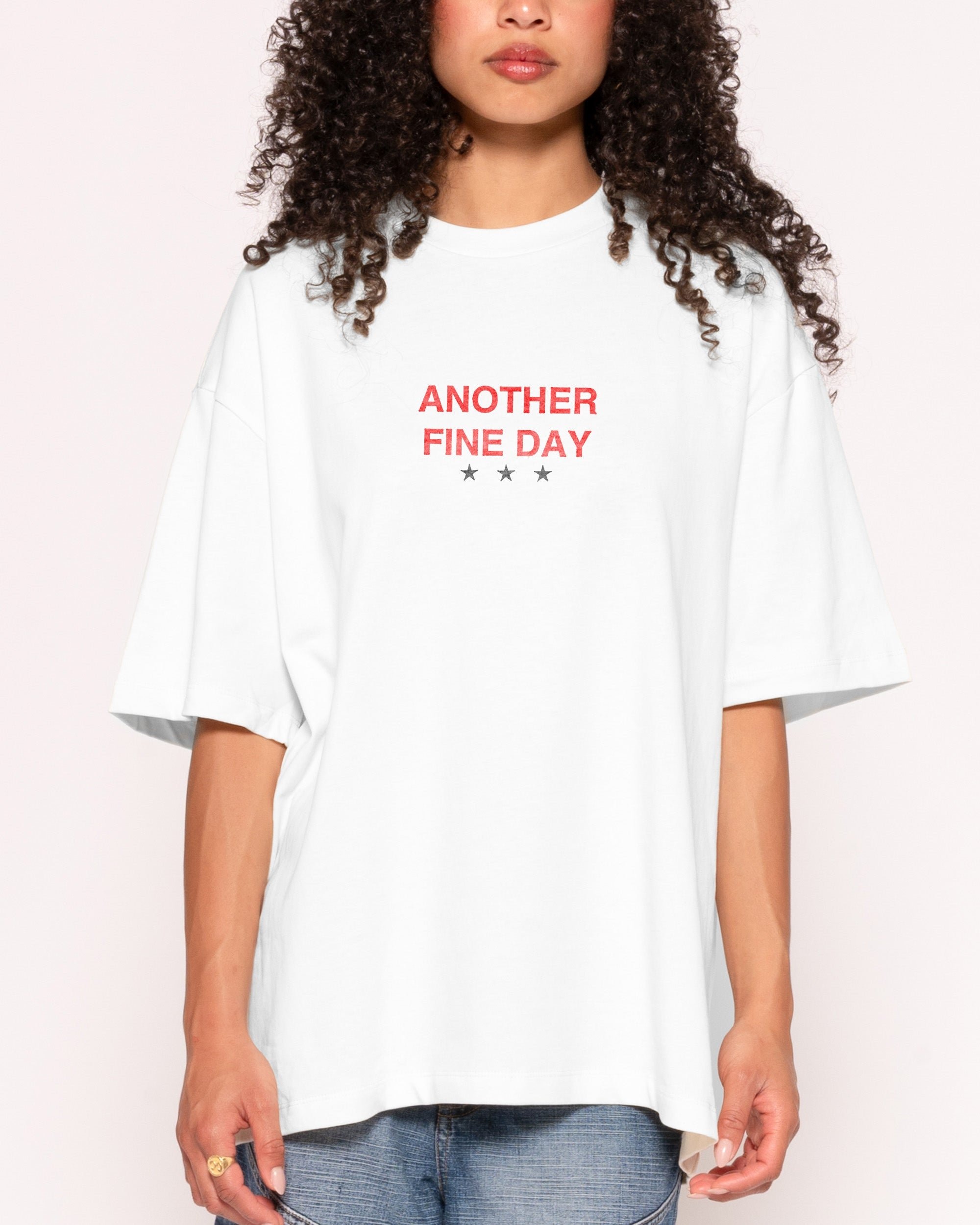 Another Fine Day Ruined Oversized Graphic Tee - Threadheads Unisex 100% Combed Cotton