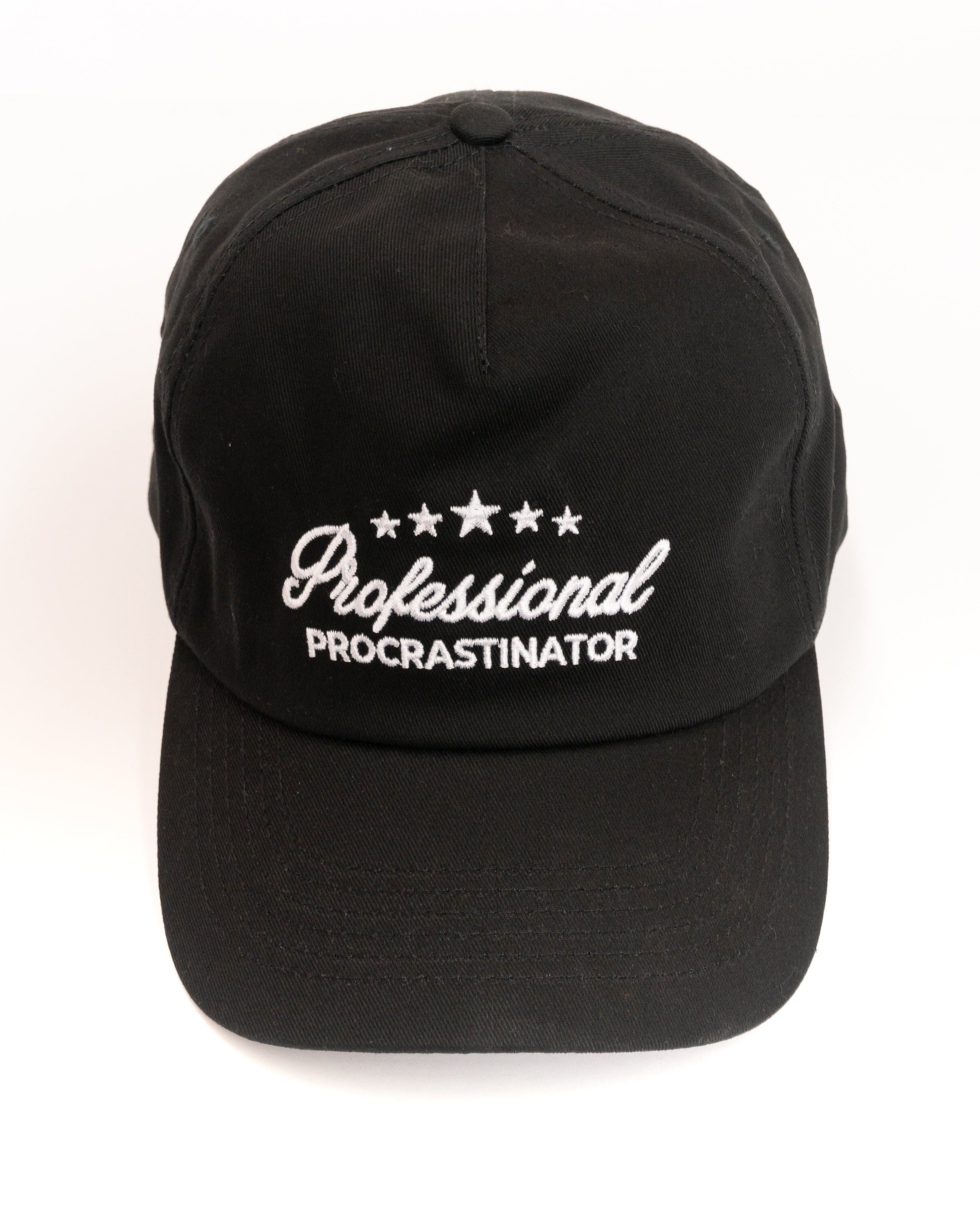 Procrastinator Hat - Premium 100% Cotton Embroidered Adjustable Unisex Cap