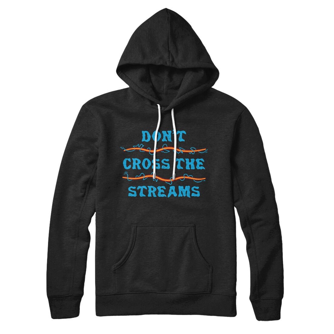 Don't Cross Streams Unisex Pullover Hoodie with Kangaroo Pocket