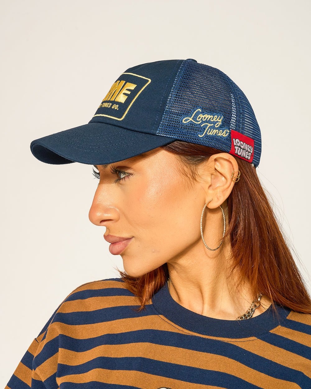Acme Trucker Hat Official Looney Tunes Collab Premium Mesh Adjustable Unisex