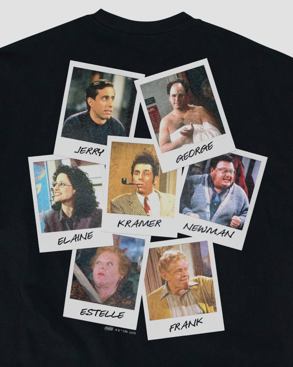 Group Photo Oversized Graphic Tee - Seinfeld Collab Unisex 90s Boxy Fit