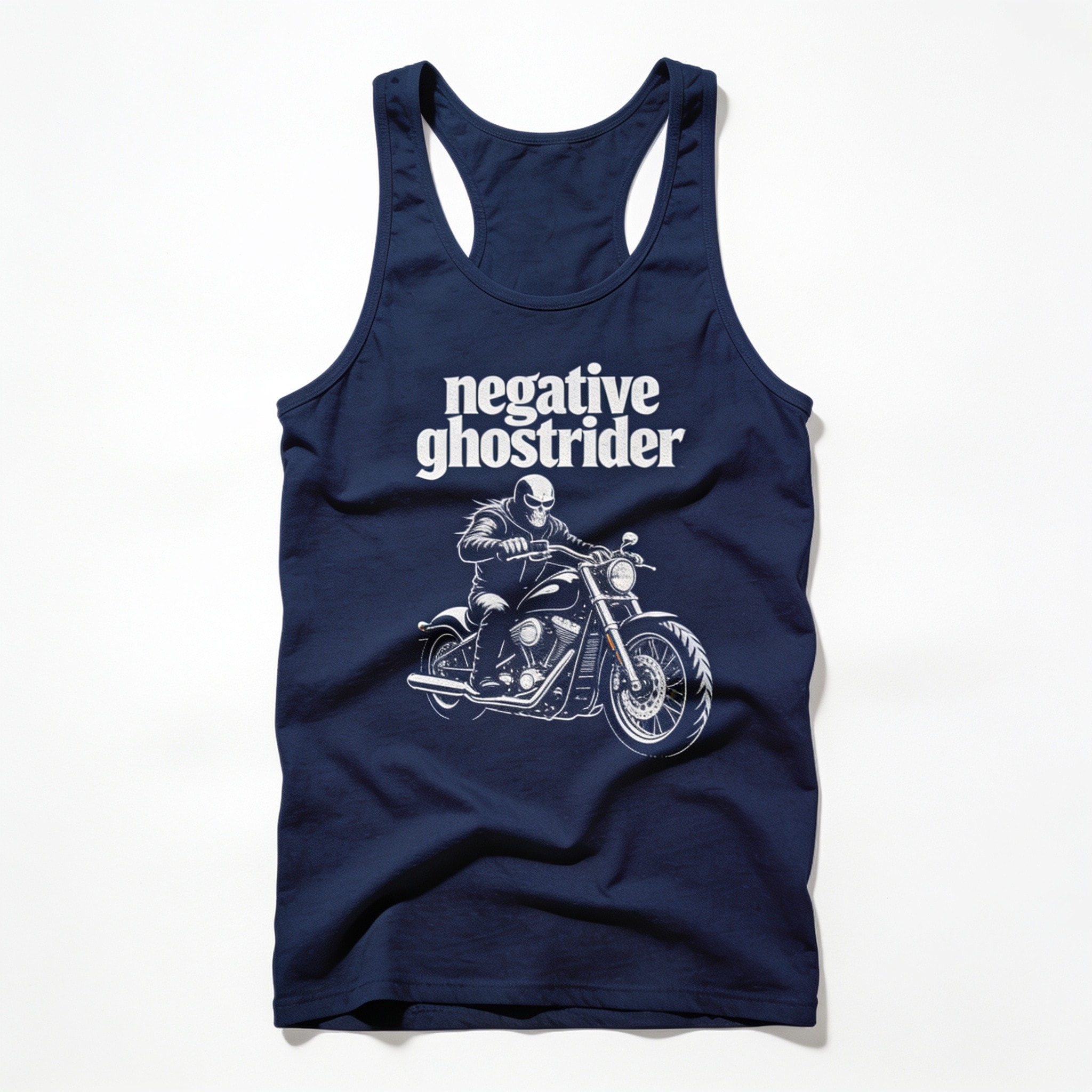 Negative Ghostrider The Pattern Is Full Funny Movie Unisex Tank Top