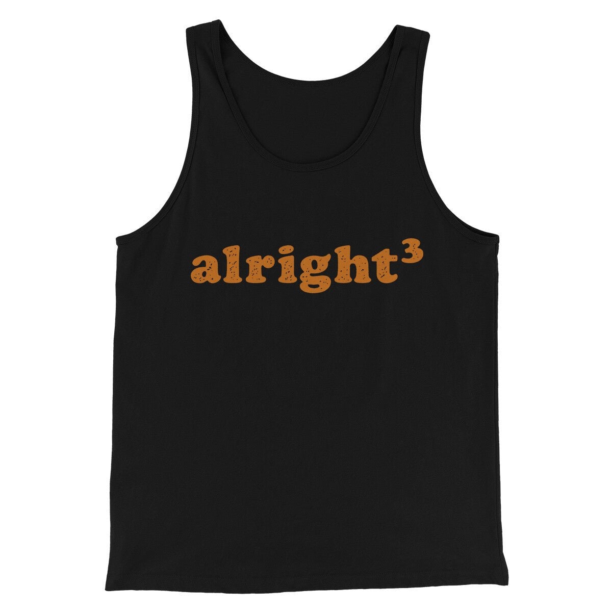 Alright Cubed Funny Movie Unisex Tank Top - Redheads Graphic