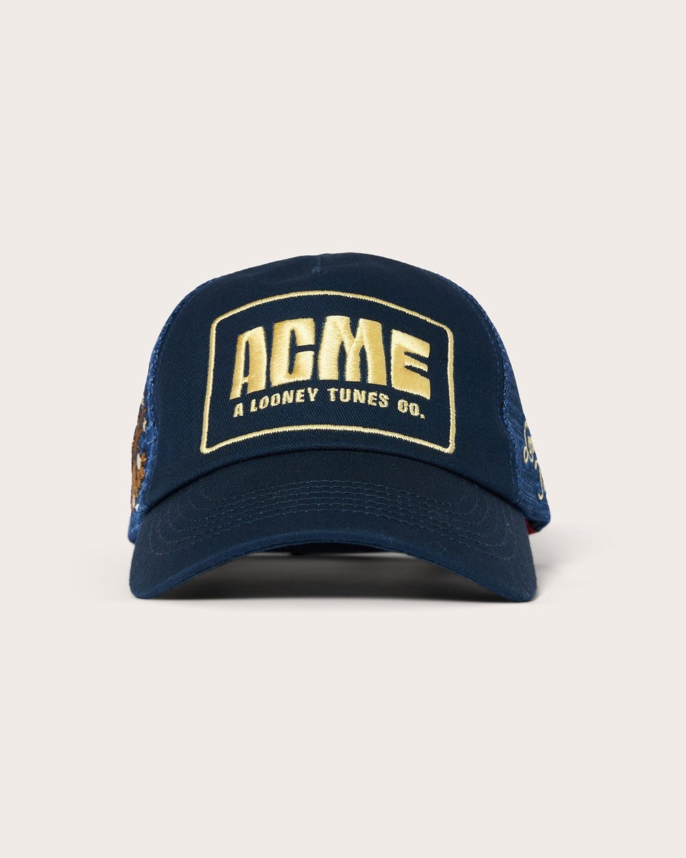 Acme Trucker Hat Official Looney Tunes Collab Premium Mesh Adjustable Unisex