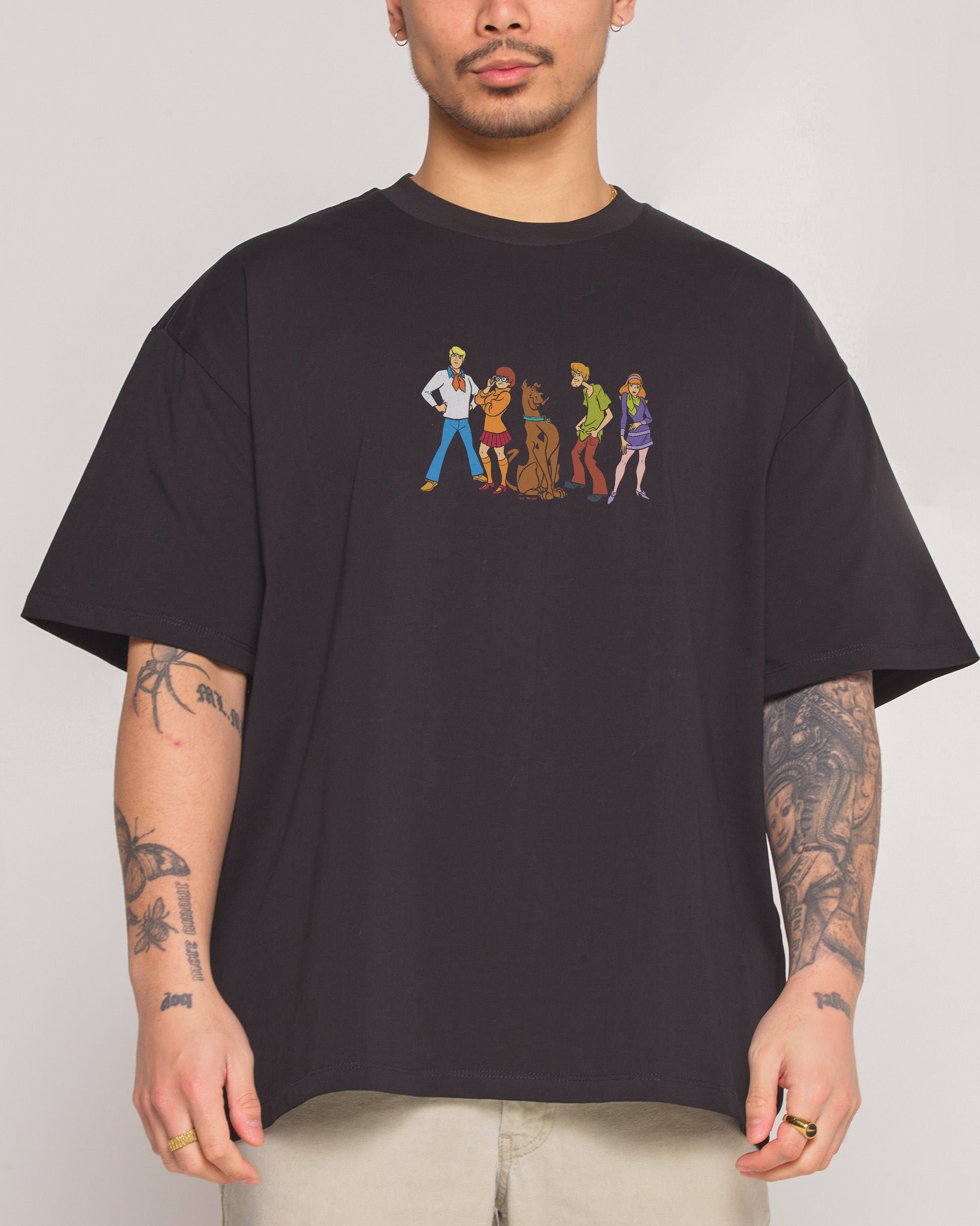 Scooby-Doo Gang's All Here Oversized Graphic T-Shirt Unisex 100% Cotton