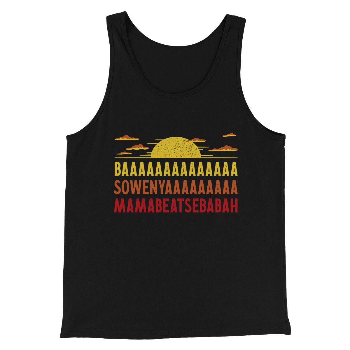 Funny Movie Men/Unisex Tank Top Baaasowenyaaamamabeatesbabah Great Circle of Life