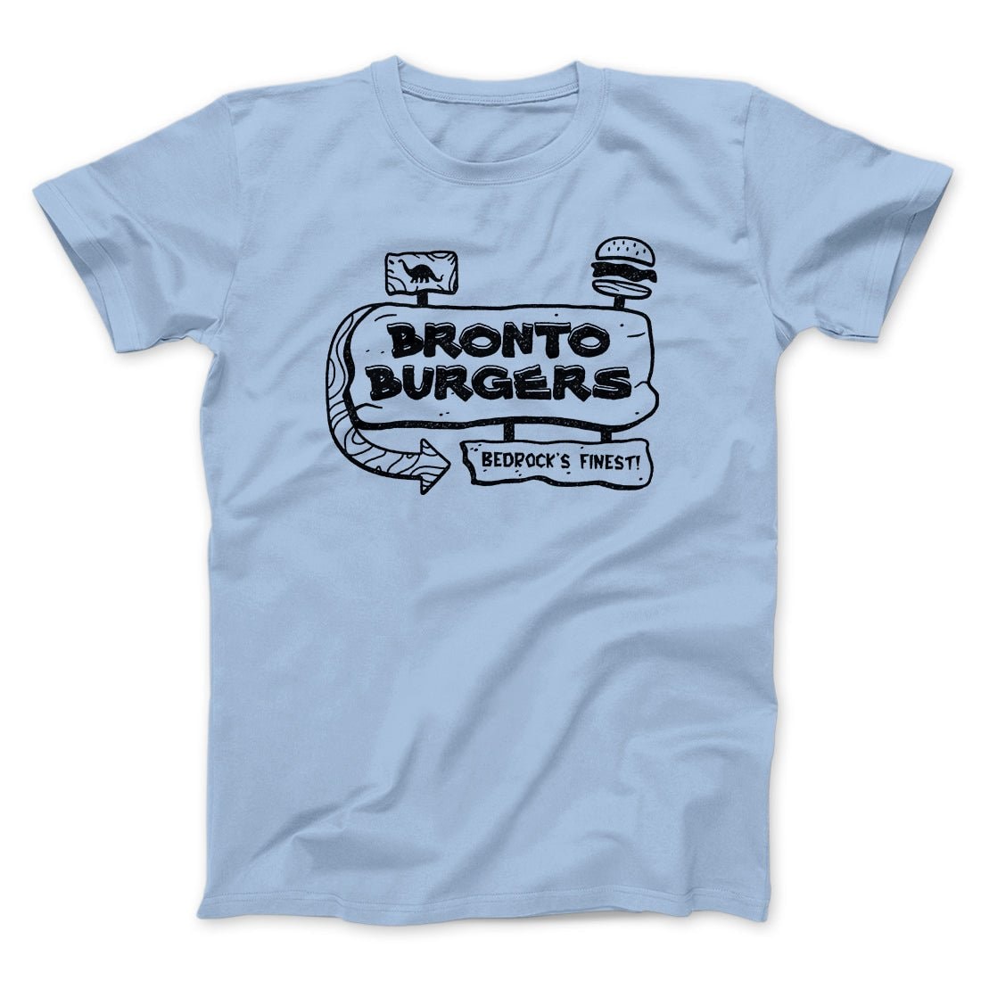 Bronto Burgers Bedrock Unisex T-Shirt - Soft Cotton Vintage Fit