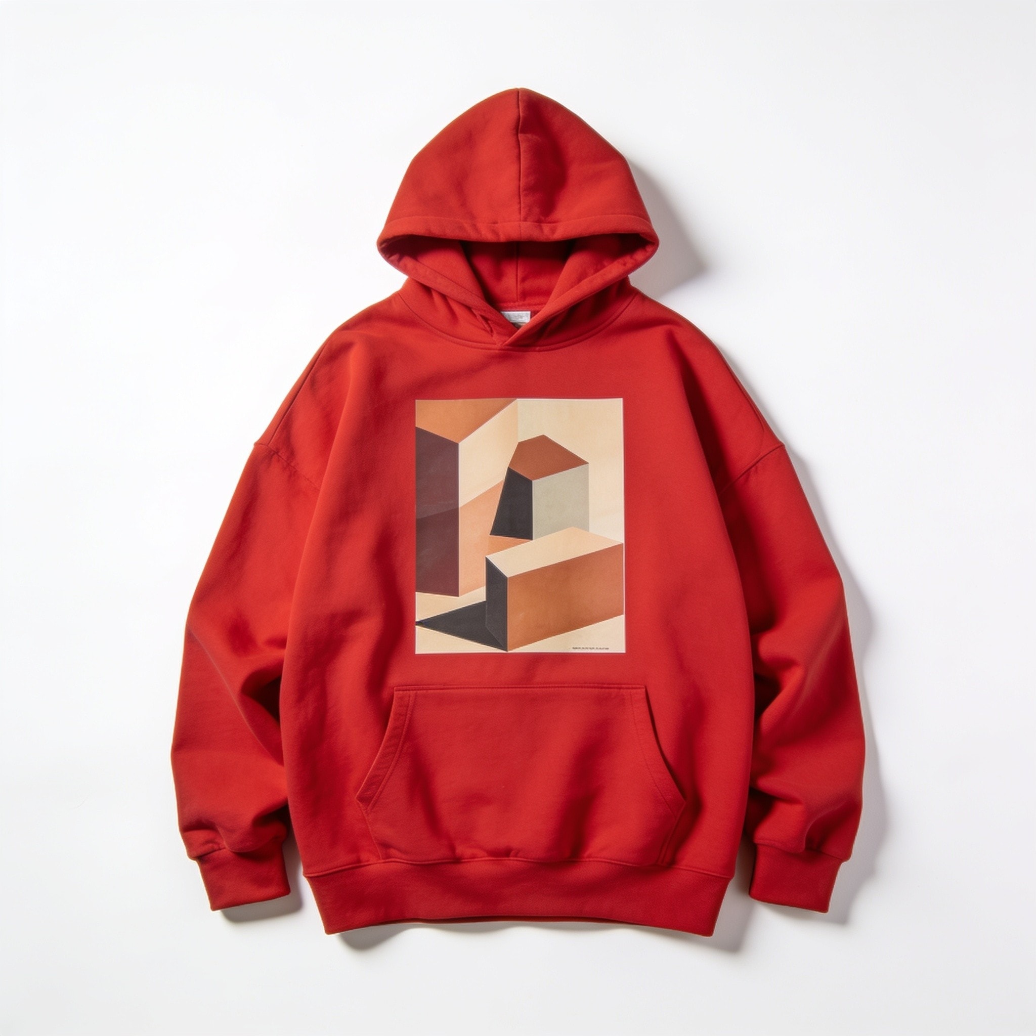 Squad Unisex Pullover Hoodie Cotton Polyester Loose Fit Kangaroo Pocket