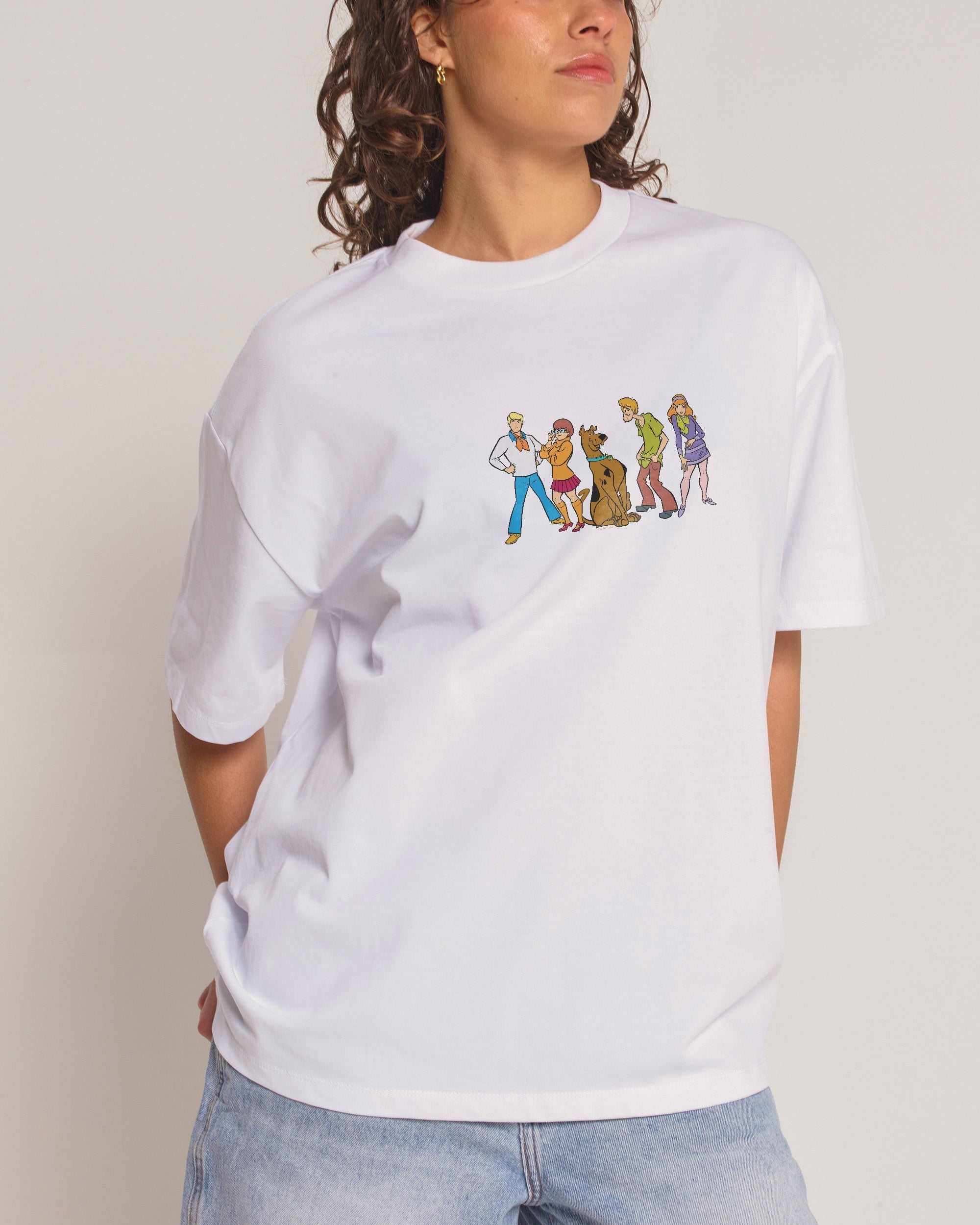 Scooby-Doo Gang's All Here Oversized Graphic T-Shirt Unisex 100% Cotton