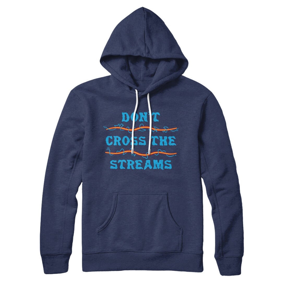 Don't Cross Streams Unisex Pullover Hoodie with Kangaroo Pocket