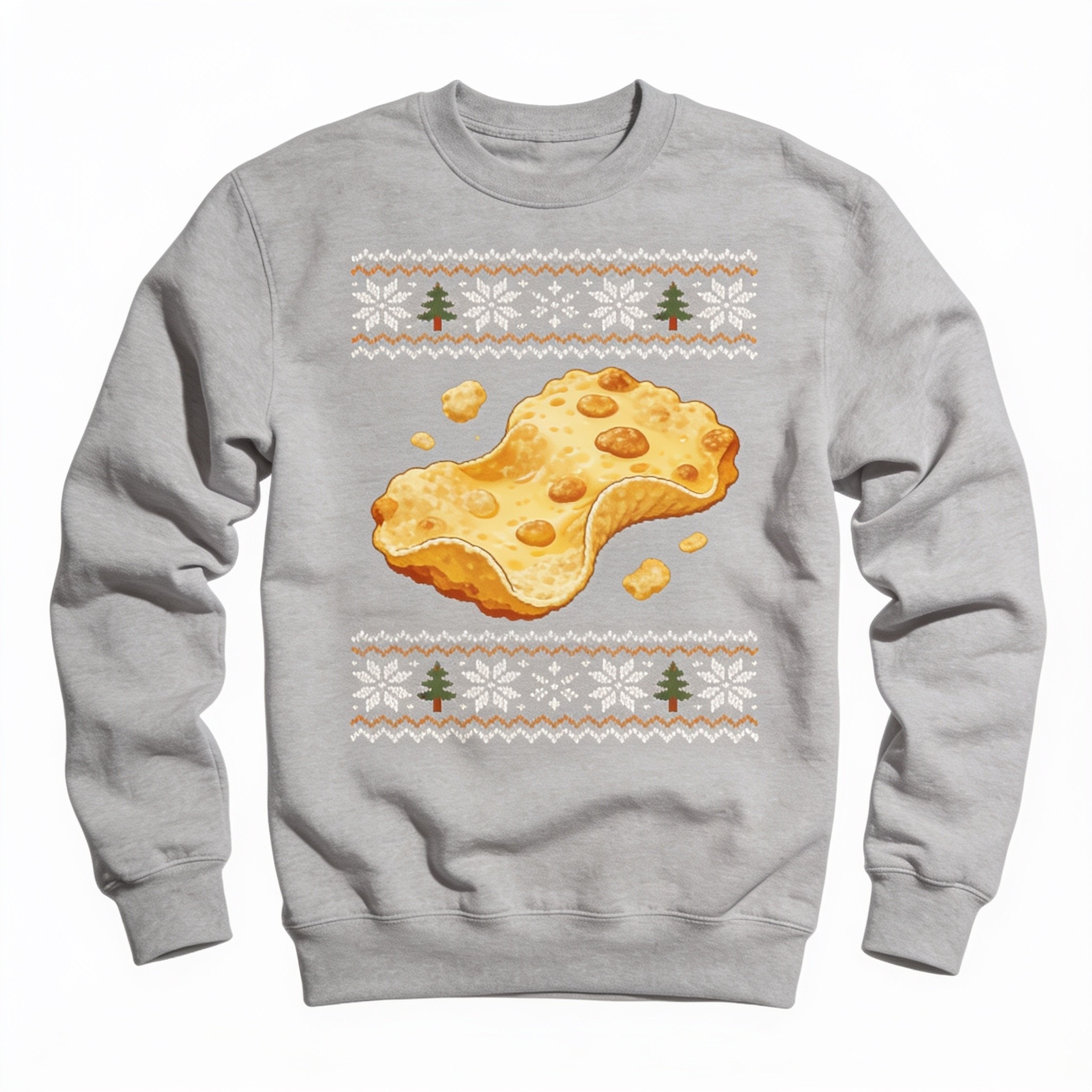 Cheesy Poofs Ugly Sweater Crewneck Sweatshirt