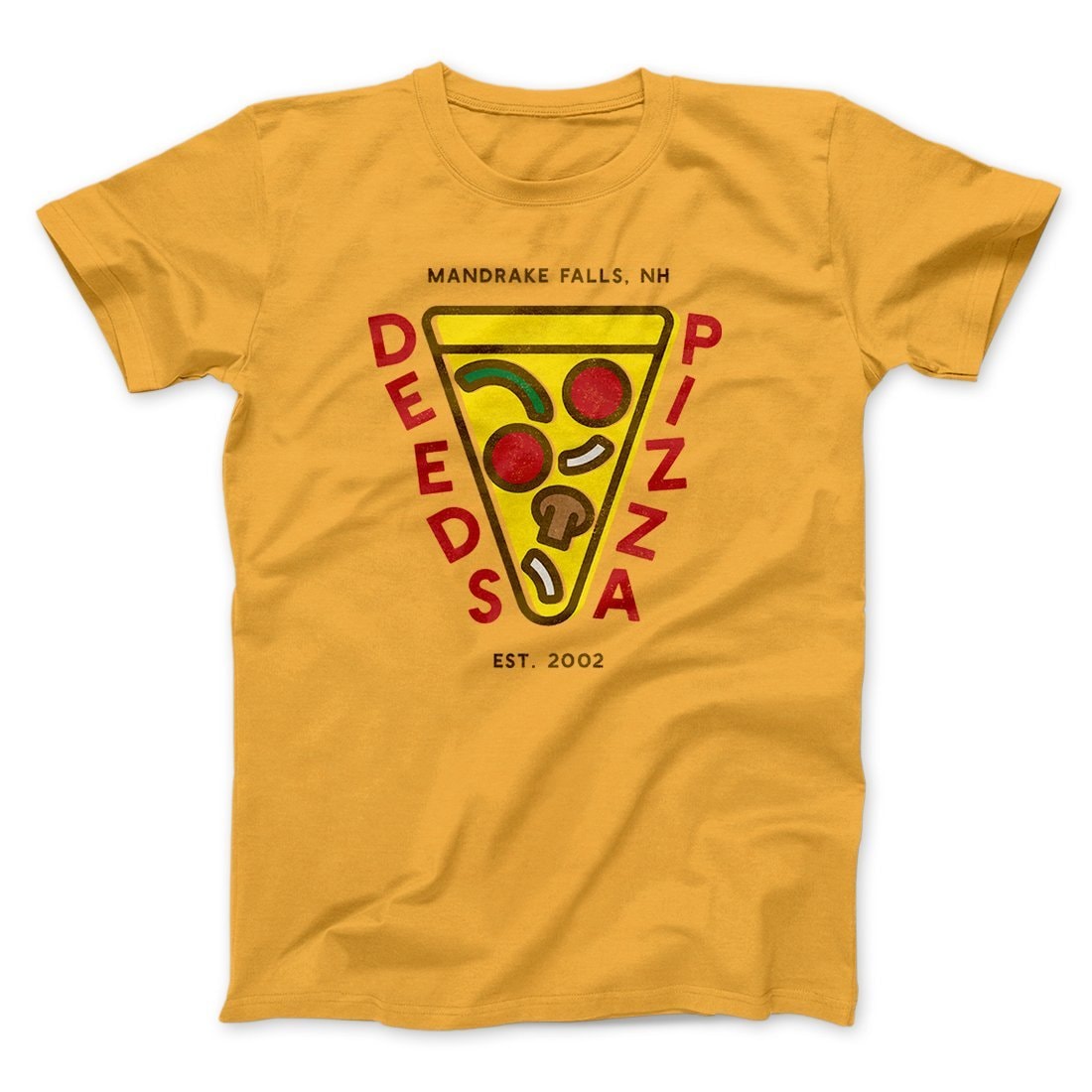 Deeds Pizza Funny Movie Unisex T-Shirt - Soft Cotton Crew Neck Tee