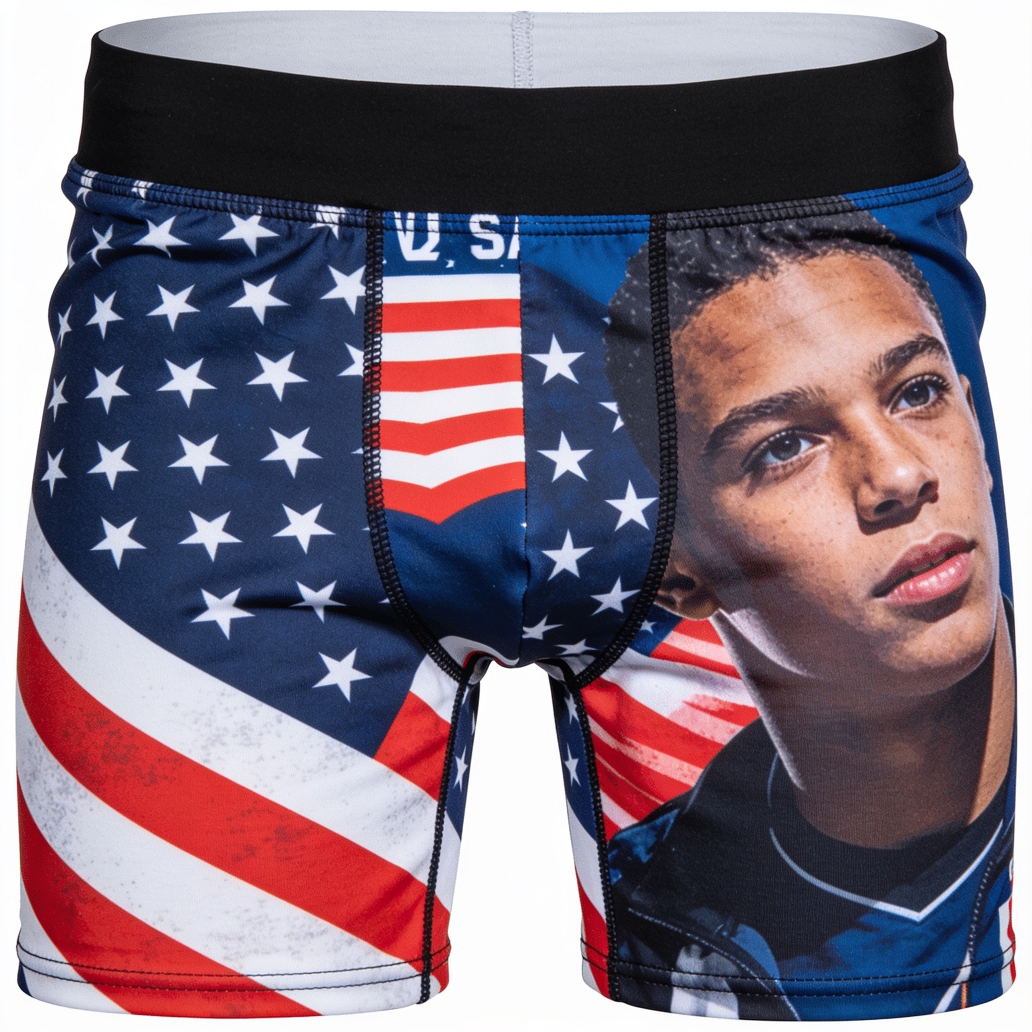 Pro Series Youth Shorts V2 with Liner - USA, 5" Inseam, Breathable Polyester Spandex