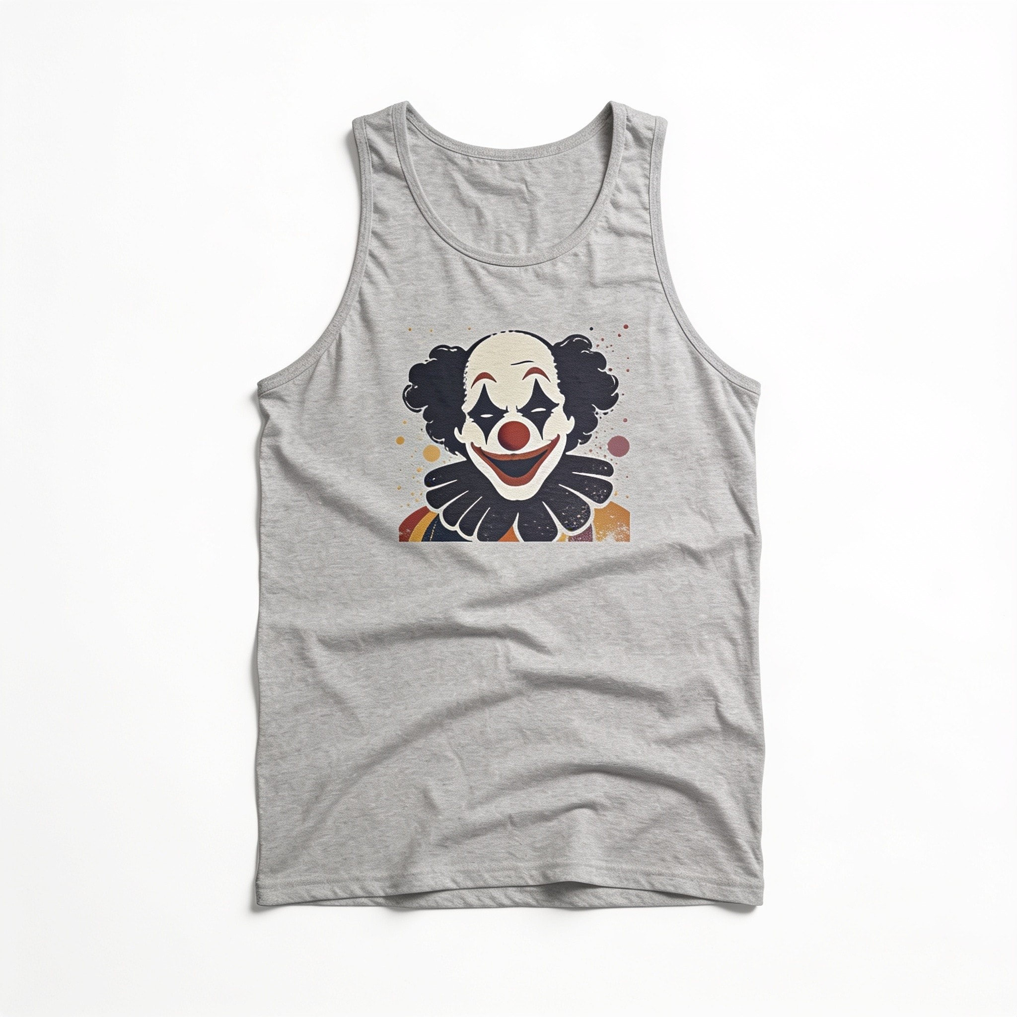 Down To Clown Men/Unisex Tank Top - Modern Fit Combed Ring-Spun Cotton