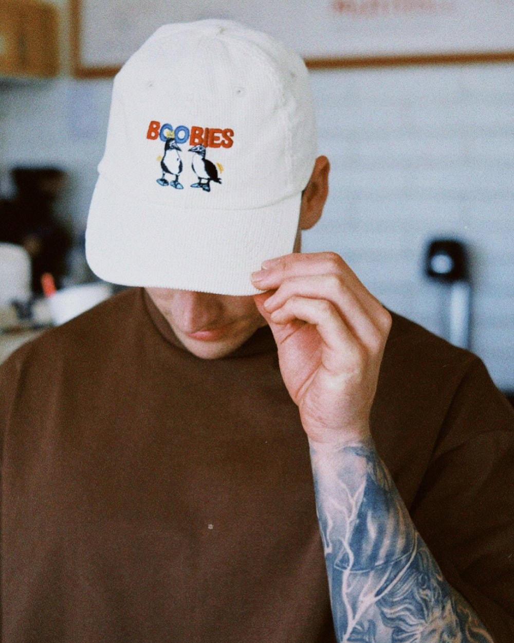 Hooray for Boobies Premium Corduroy Unisex Hat - 100% Cotton Adjustable Cap