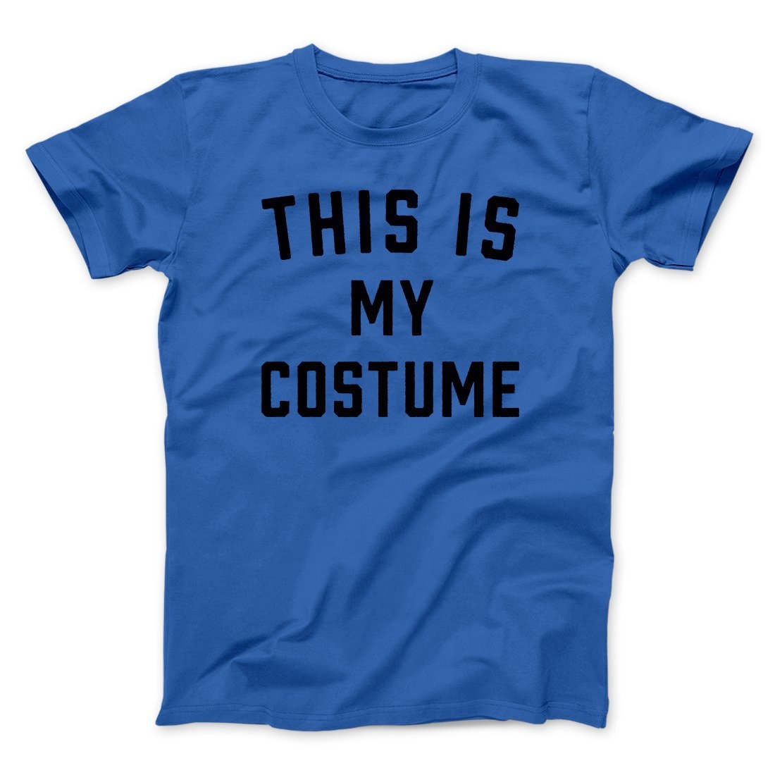 This Is My Costume Men's Unisex T-Shirt - Soft Cotton Crew Neck Graphic Tee