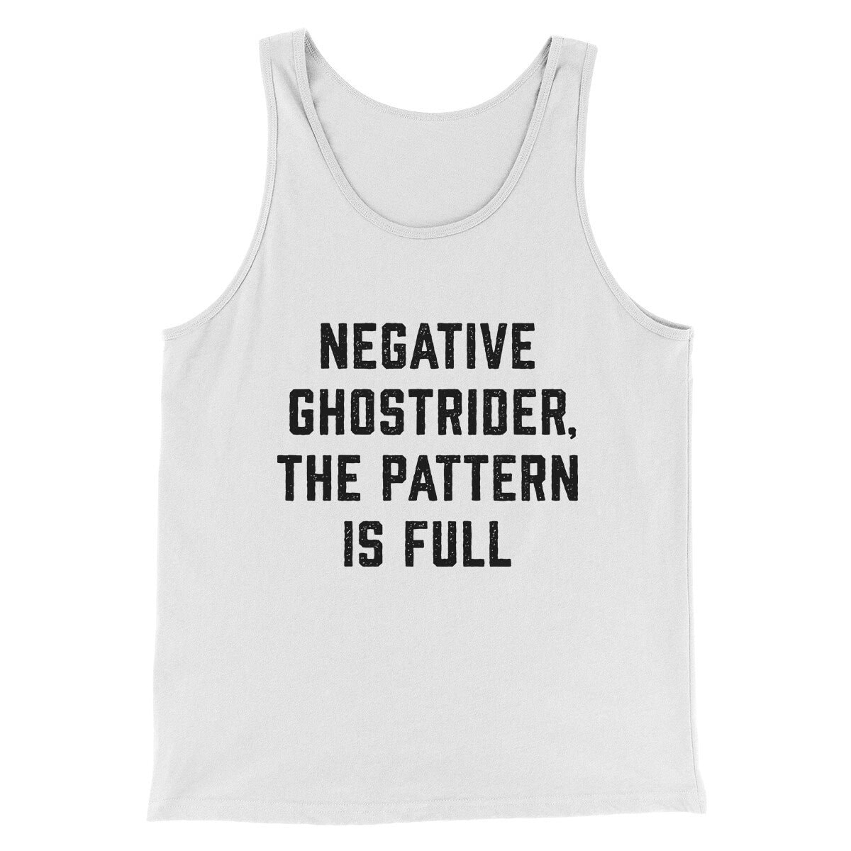 Negative Ghostrider The Pattern Is Full Funny Movie Unisex Tank Top