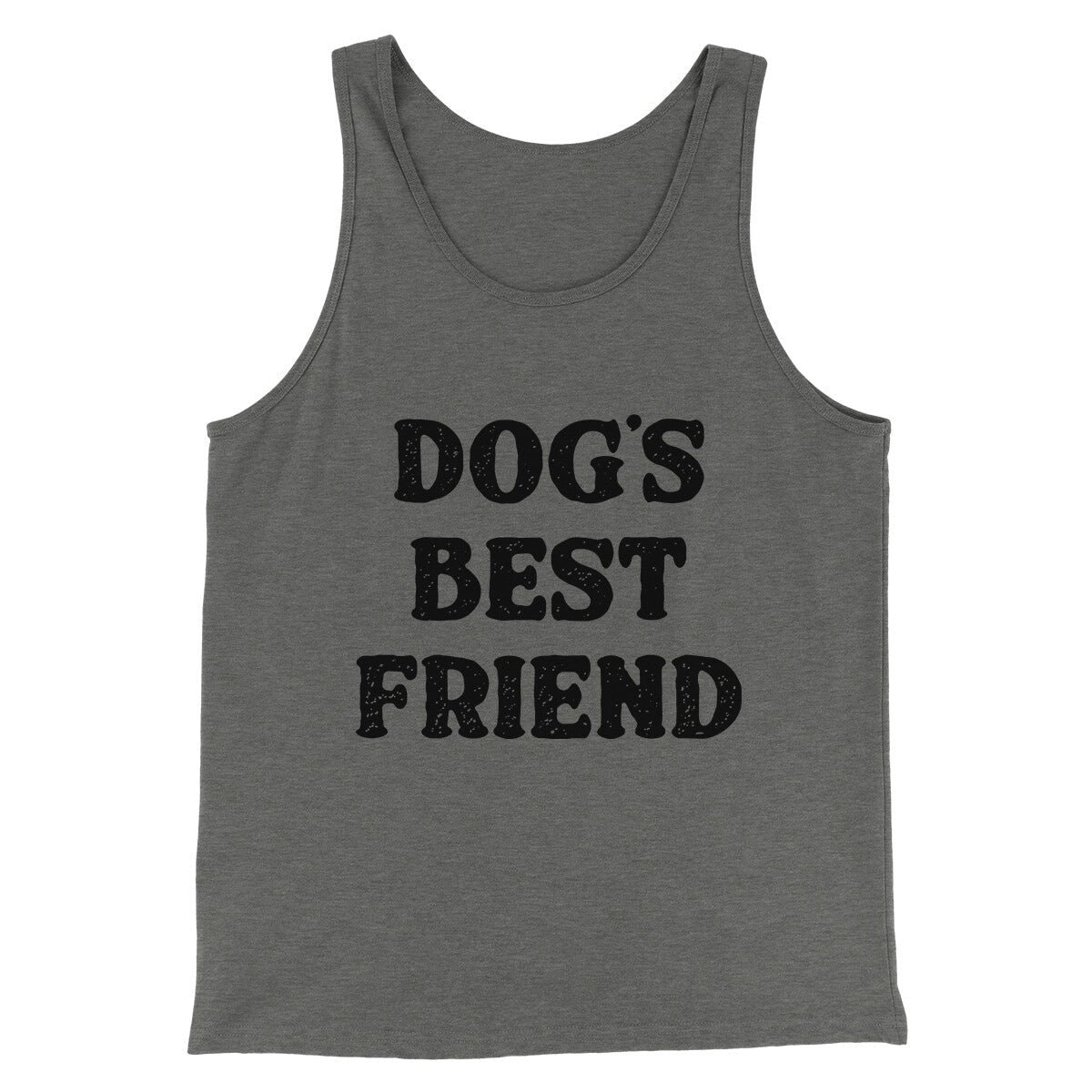 Dog’s Best Friend Unisex Tank Top - Modern Fit Combed Cotton