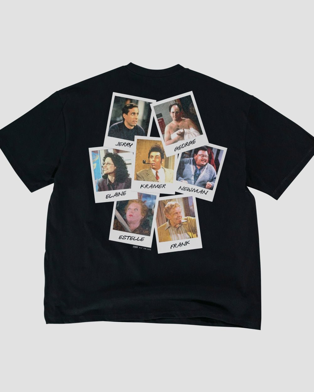 Group Photo Oversized Graphic Tee - Seinfeld Collab Unisex 90s Boxy Fit