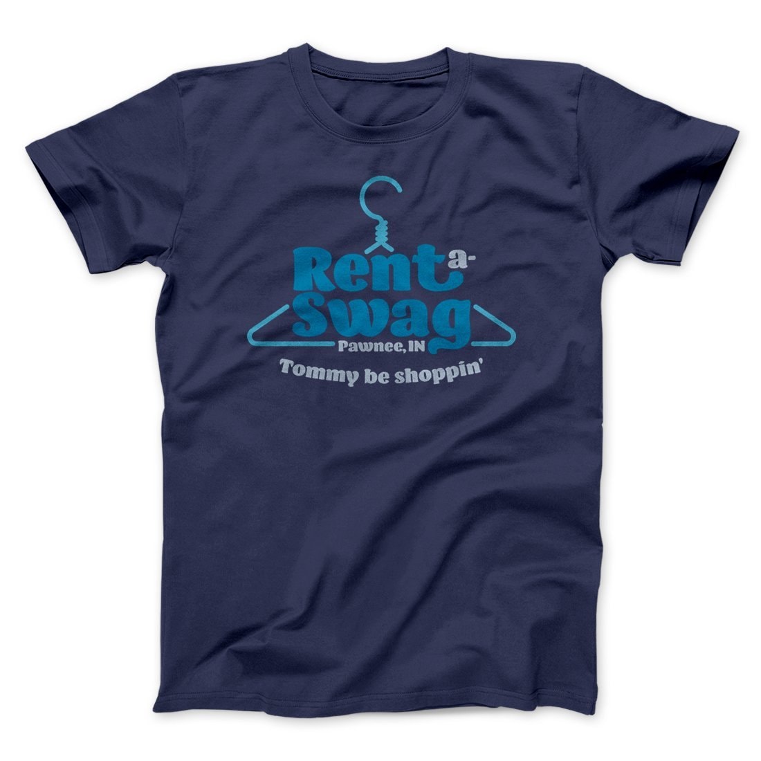 Pawnee Rent-A-Swag Unisex T-Shirt - Soft Combed Cotton, Modern Fit, Crew Neck