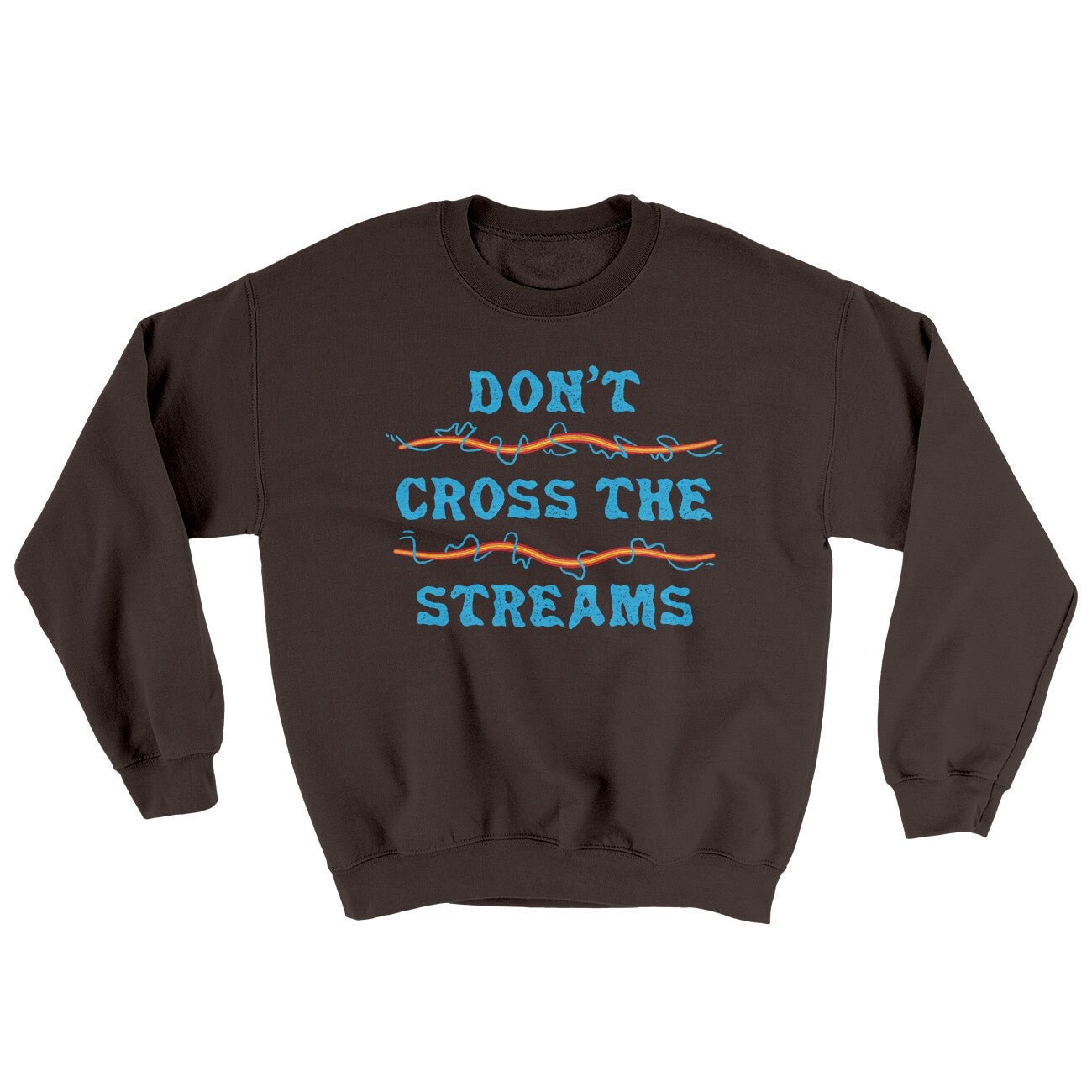 Don't Cross Streams Ugly Sweater - Ghostbusters Crewneck Sweatshirt