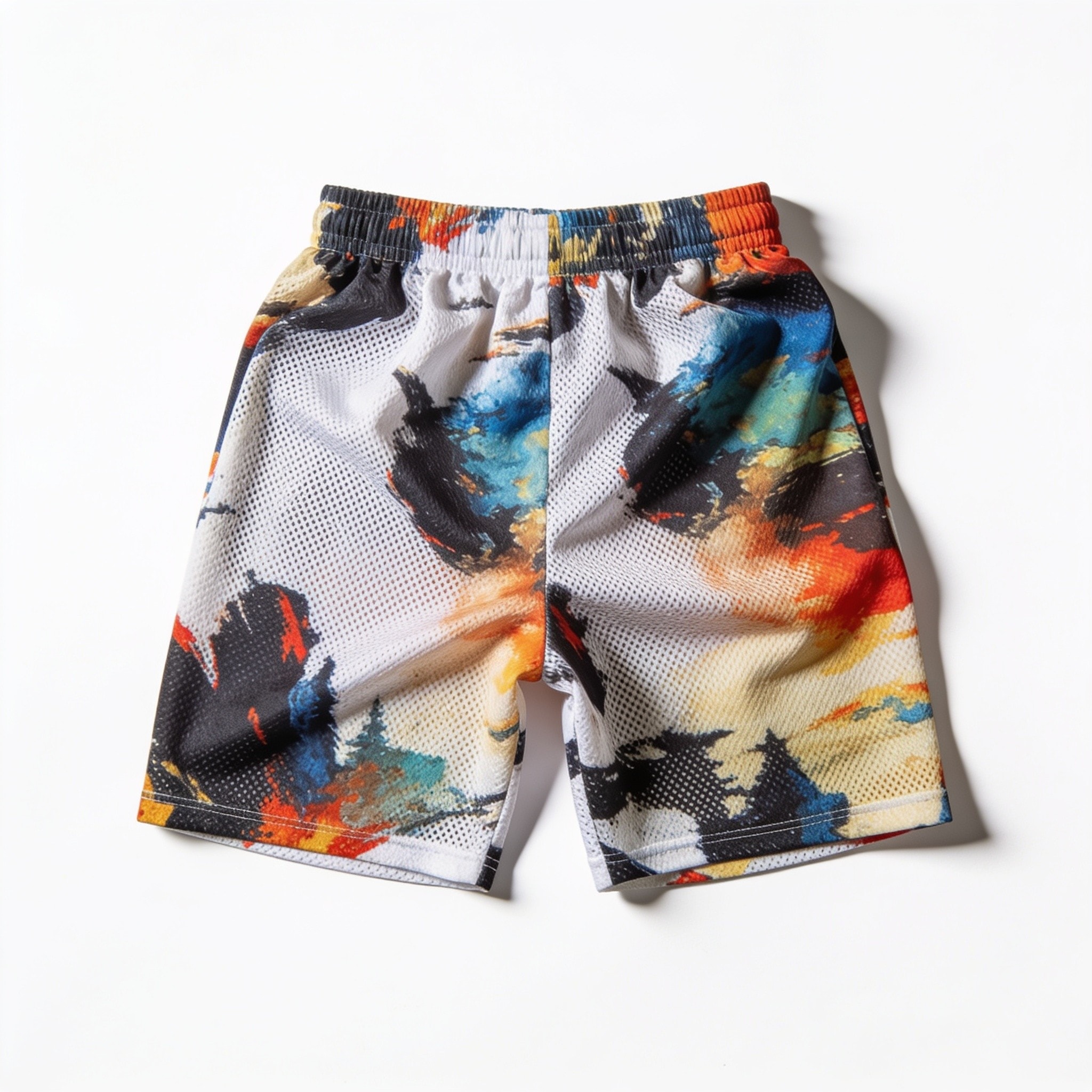 Wild Windup Mesh Shorts - Allover Pattern, 5" Inseam, Polyester
