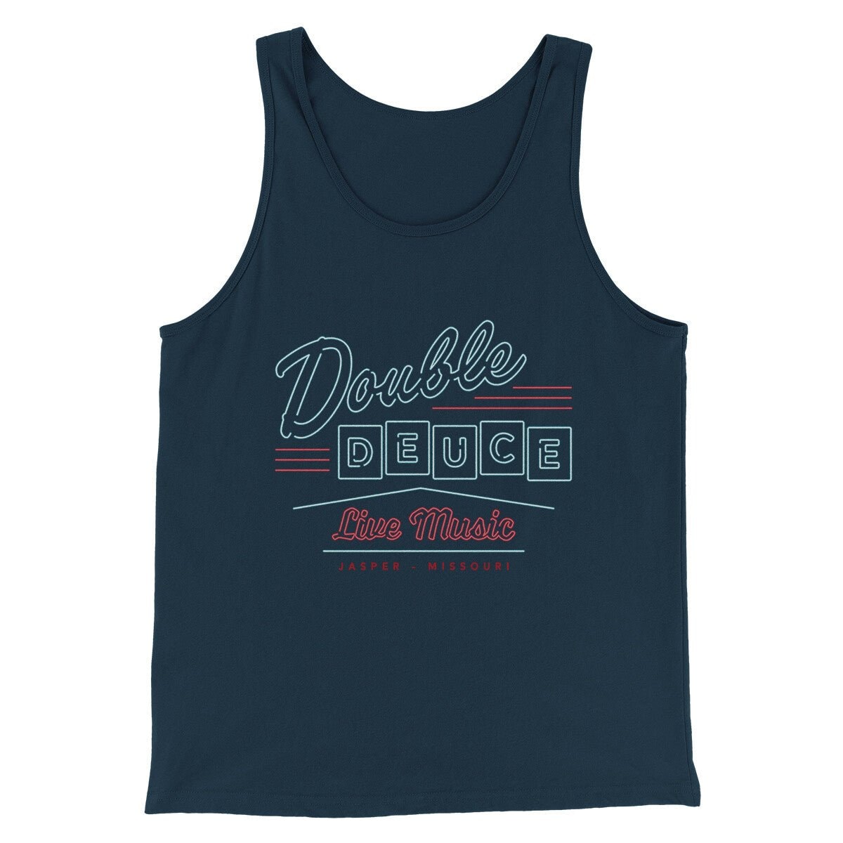 Double Deuce Funny Movie Unisex Tank Top - Modern Fit Combed Cotton