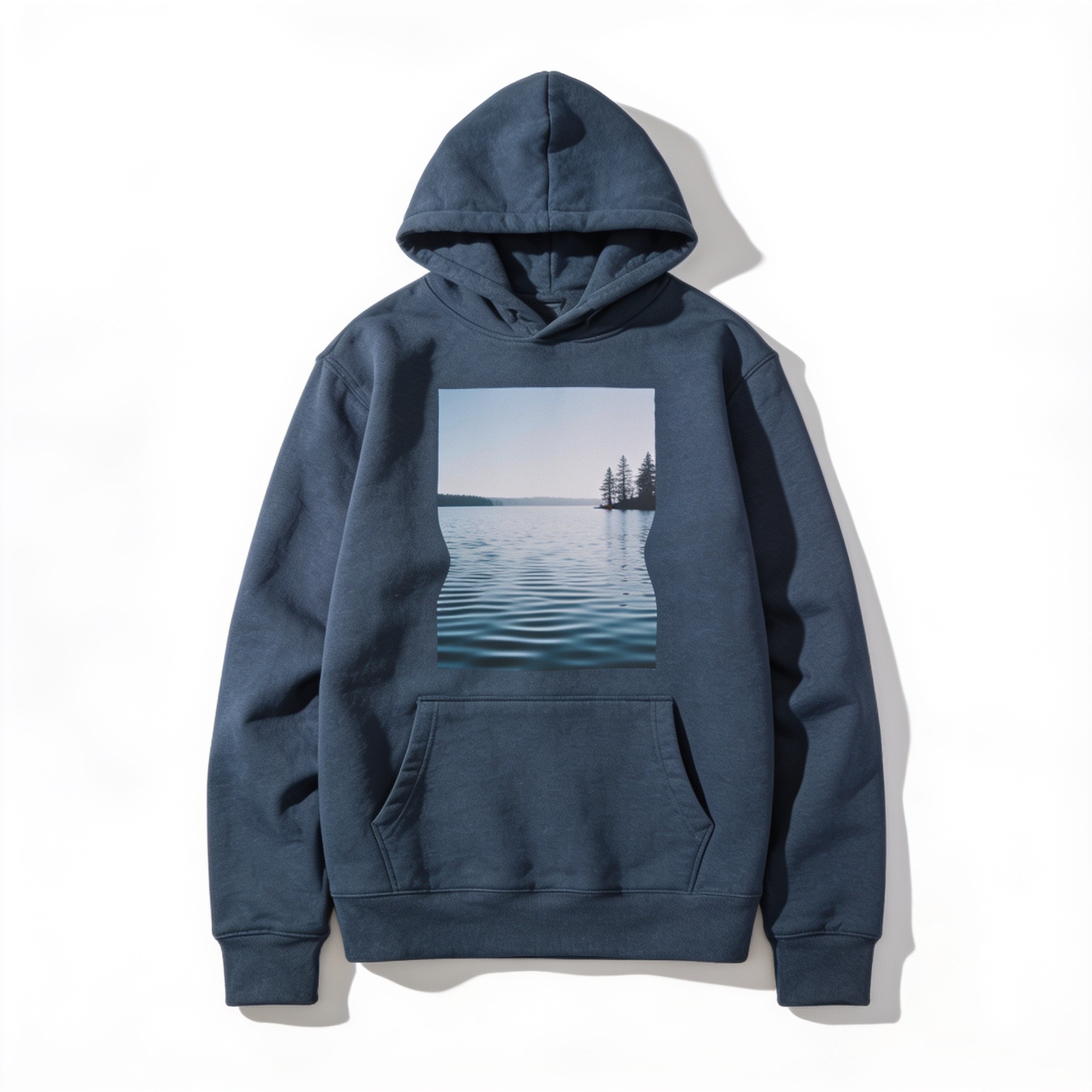 Lake Potowotominimac Pullover Hoodie - Unisex Cotton Polyester with Kangaroo Pocket