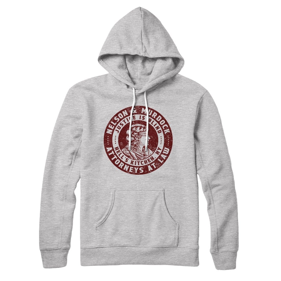 Nelson And Murdock Attorneys At Law Unisex Pullover Hoodie - Cotton Polyester Blend