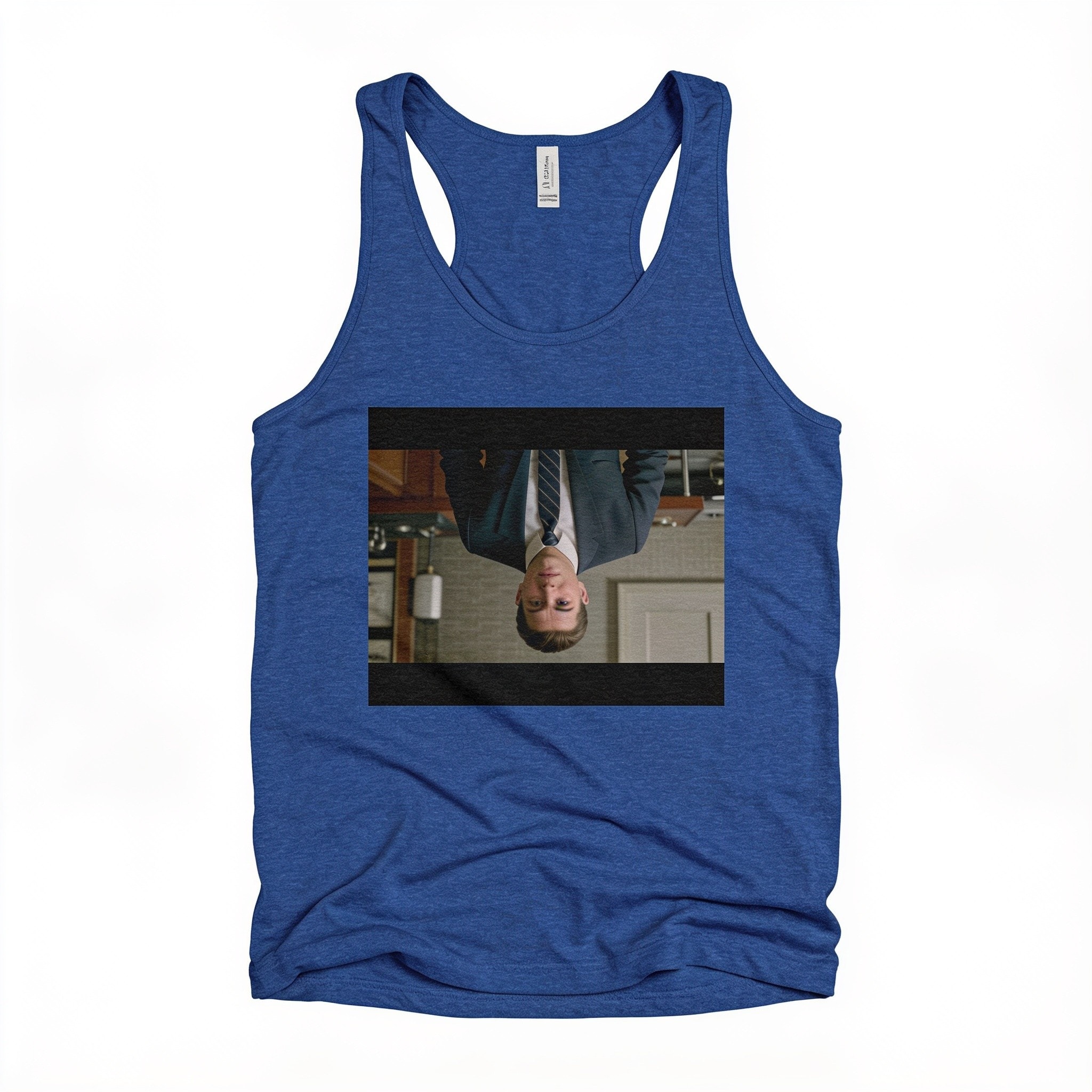 Because I Was Inverted Funny Movie Unisex Tank Top - Modern Fit Combed Cotton