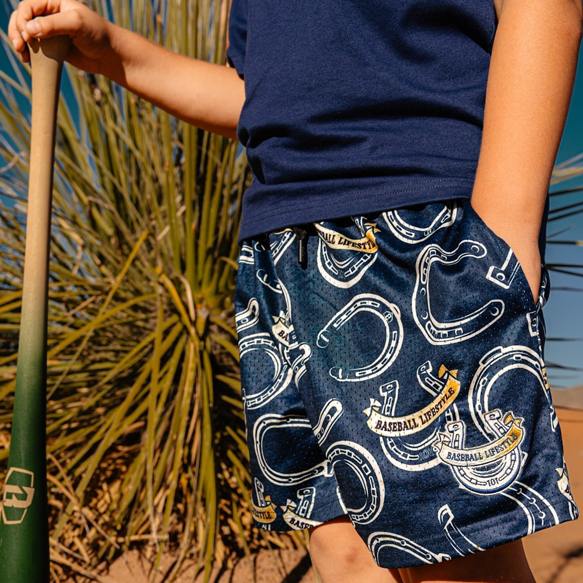 Wild Windup Mesh Shorts - Allover Pattern, 5" Inseam, Polyester