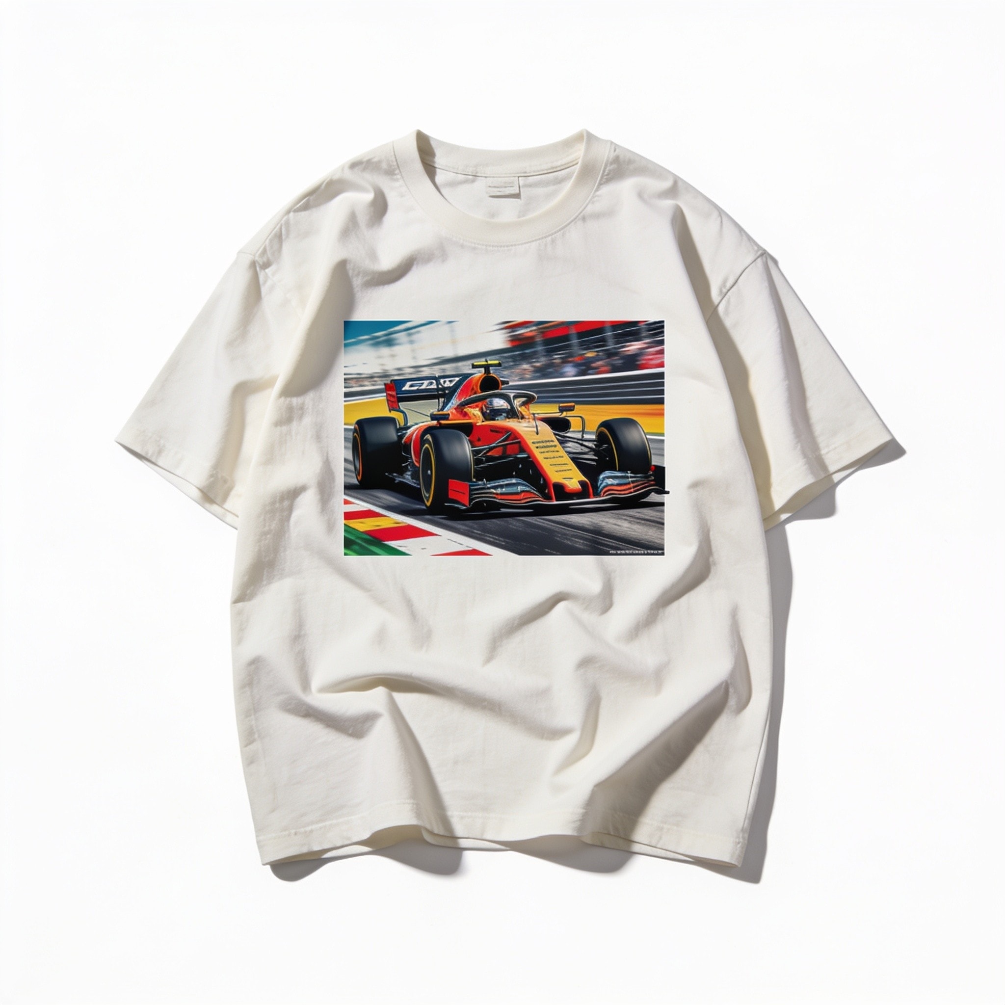 Scooby-Doo Racing Oversized Graphic T-Shirt - Unisex 100% Combed Cotton