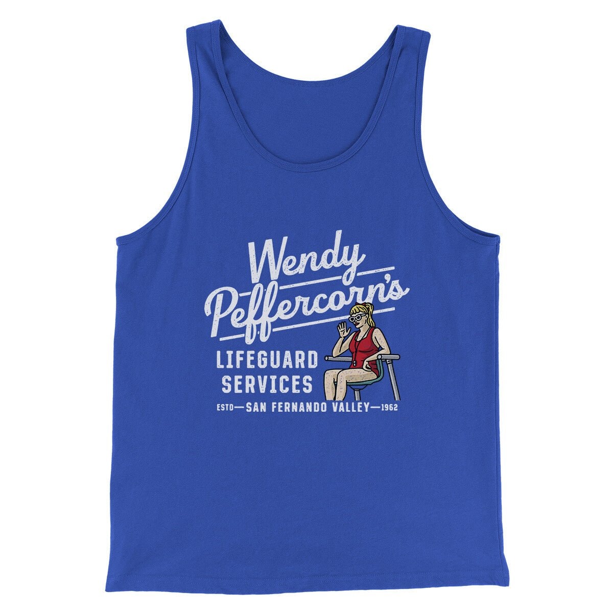 Wendy Peffercorn’s Lifeguard Services Men/Unisex Tank Top - Combed Ring-Spun Cotton