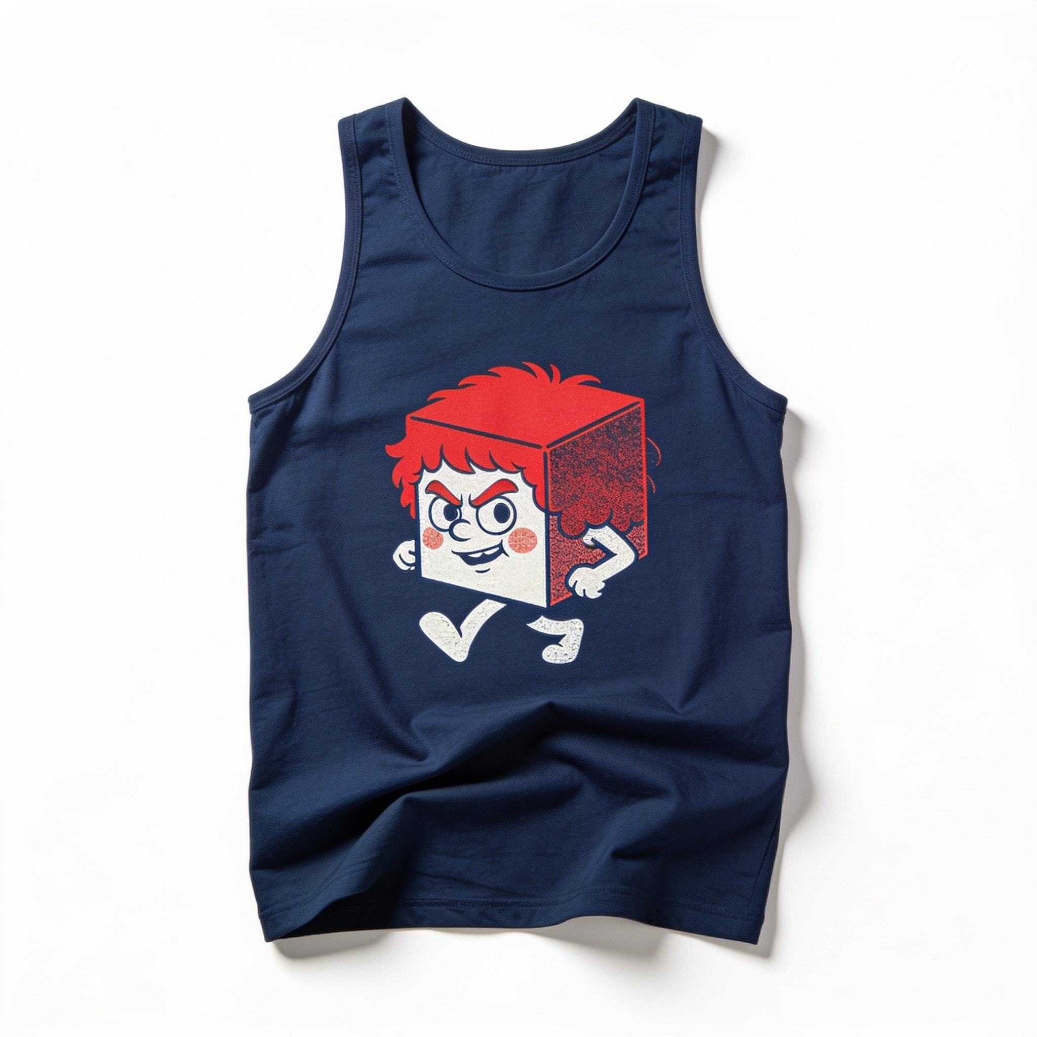 Alright Cubed Funny Movie Unisex Tank Top - Redheads Graphic