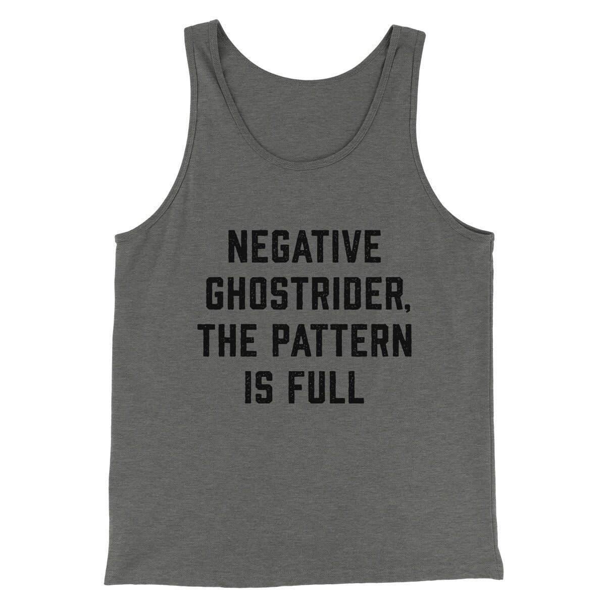 Negative Ghostrider The Pattern Is Full Funny Movie Unisex Tank Top