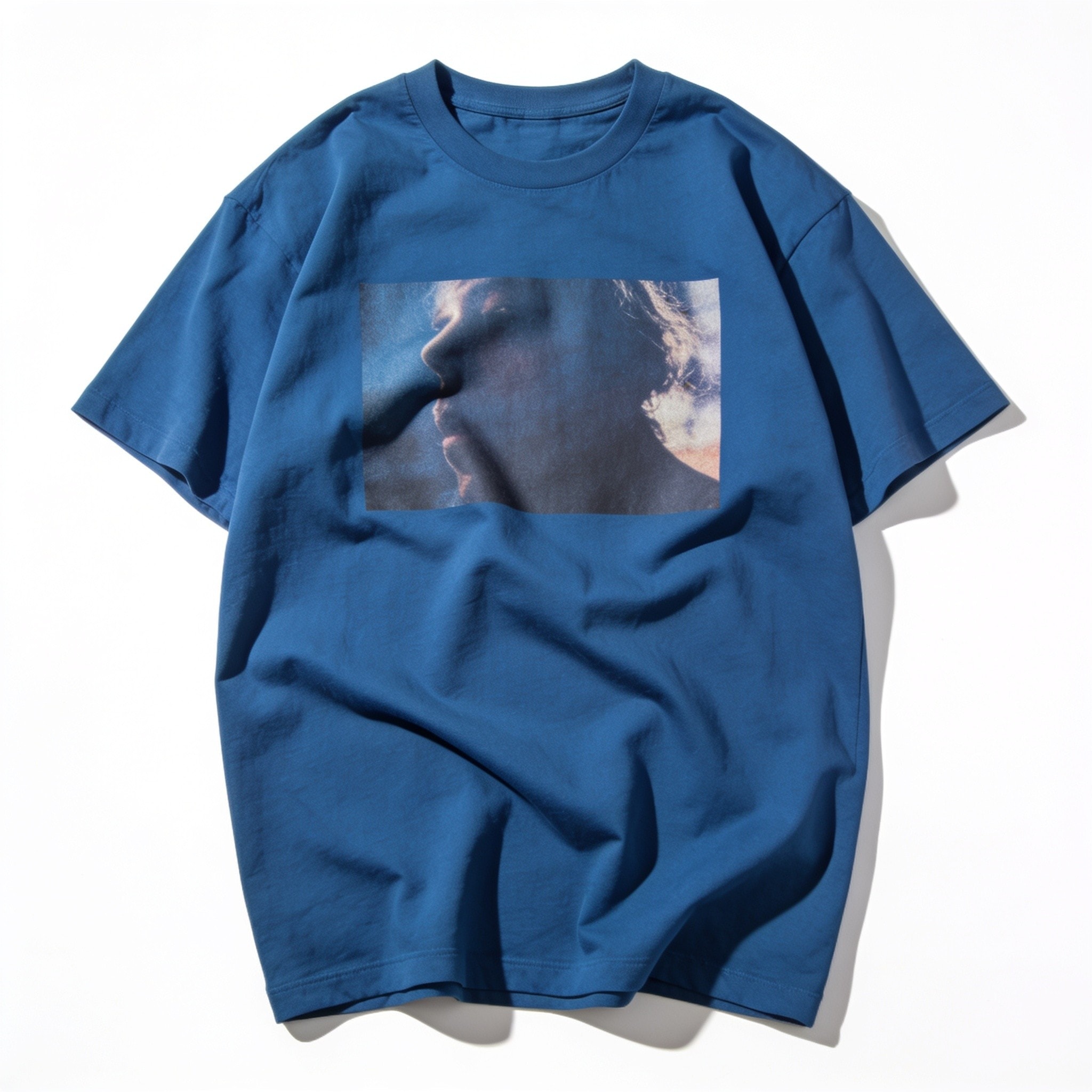 Breakfast of True Blue Champions Oversized Graphic Tee - Unisex 100% Combed Cotton