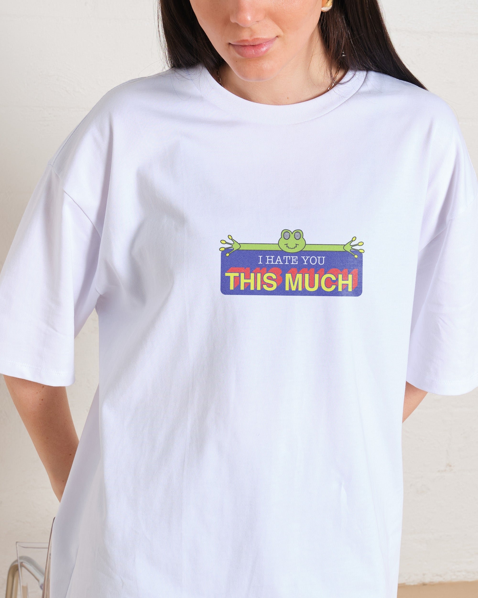 This Much Oversized Graphic Tee Unisex 90s Boxy Fit 100% Combed Cotton