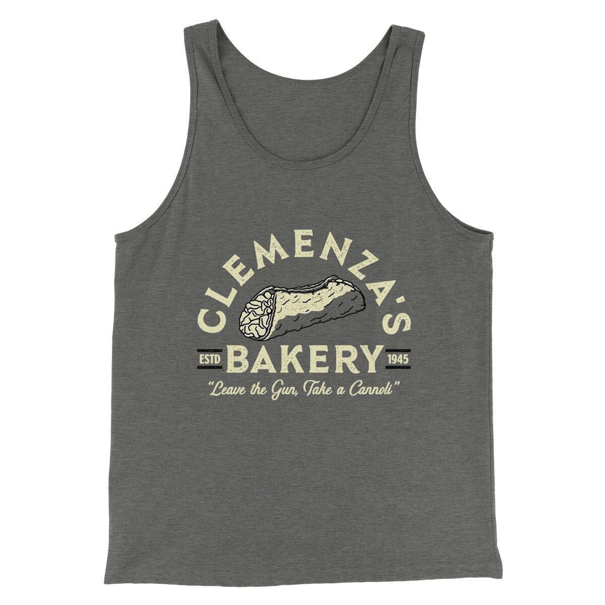 Clemenza’s Bakery Men/Unisex Tank Top - Godfather Quote Print, Combed Cotton