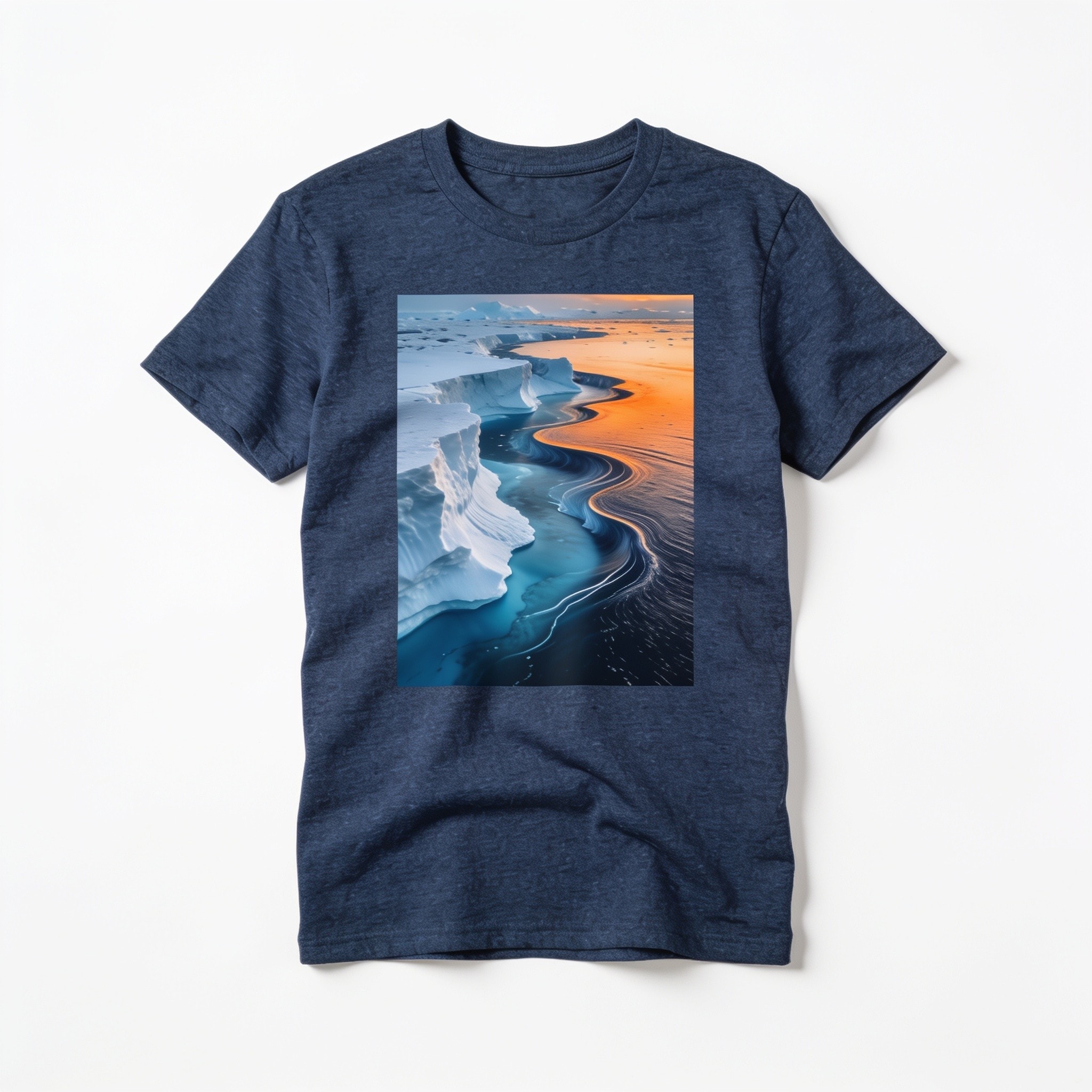 Climate Change is Real Men/Unisex T-Shirt - Soft Combed Cotton Crew Neck Tee