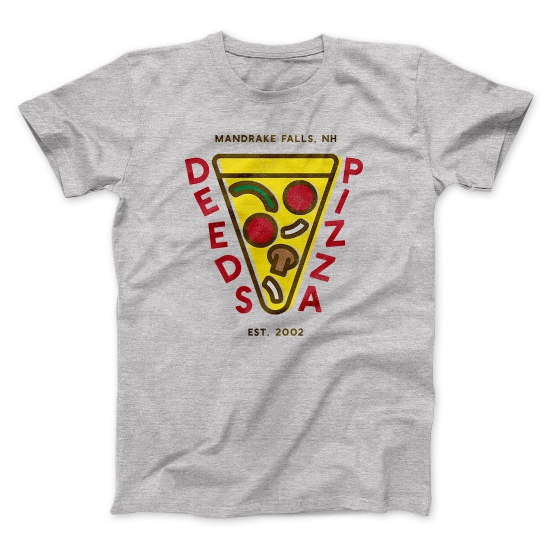 Deeds Pizza Funny Movie Unisex T-Shirt - Soft Cotton Crew Neck Tee