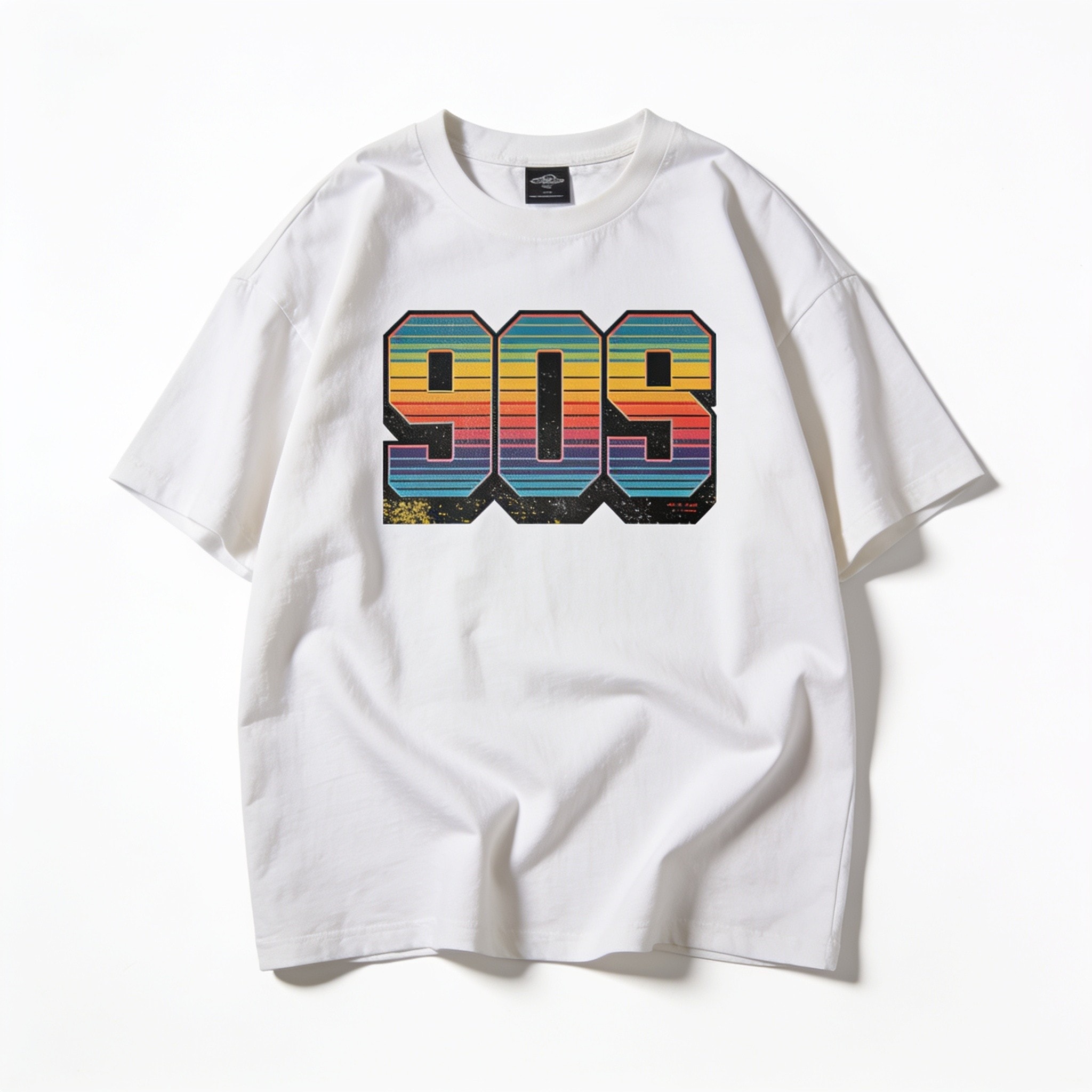 Thread De Luxe Oversized Graphic Tee Unisex 90s Boxy Fit 100% Combed Cotton