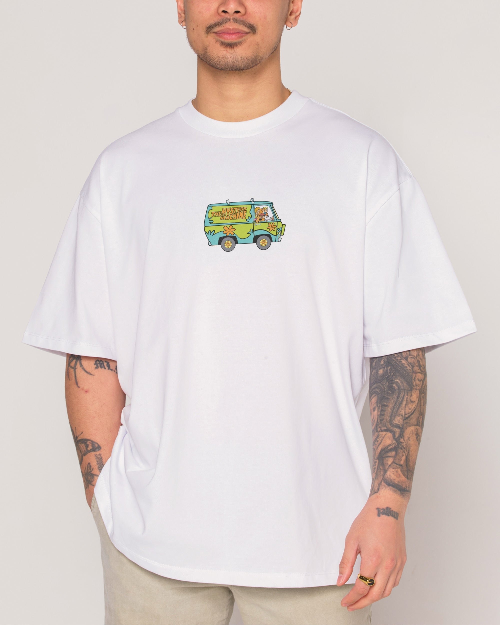 Scooby-Doo Mystery Inc Oversized Graphic T-Shirt - Unisex 100% Combed Cotton