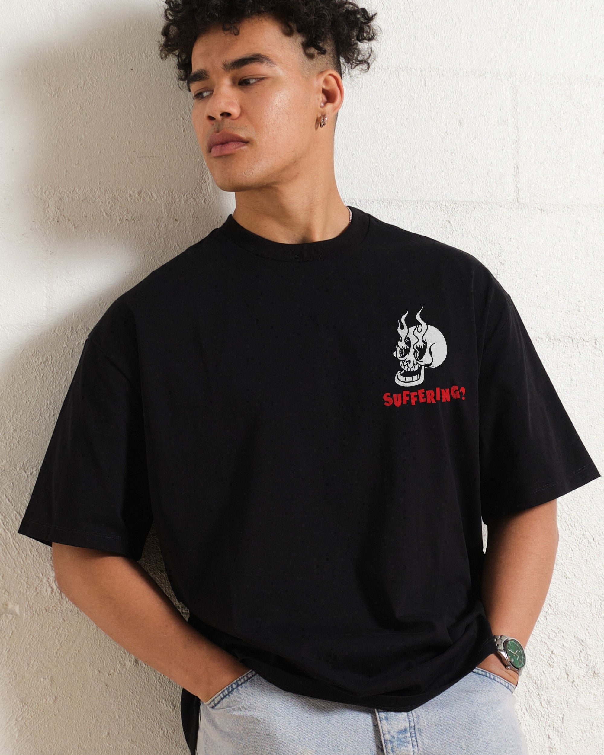 Stay Hydrated While You Suffer Oversized Graphic Tee Unisex 100% Combed Cotton