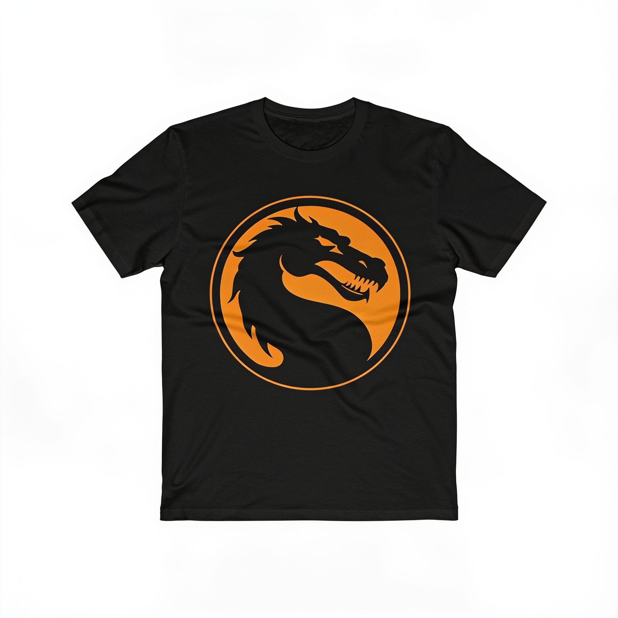 Mortal Kombat Logo Oversized Graphic Tee - Unisex 100% Combed Cotton Heavyweight