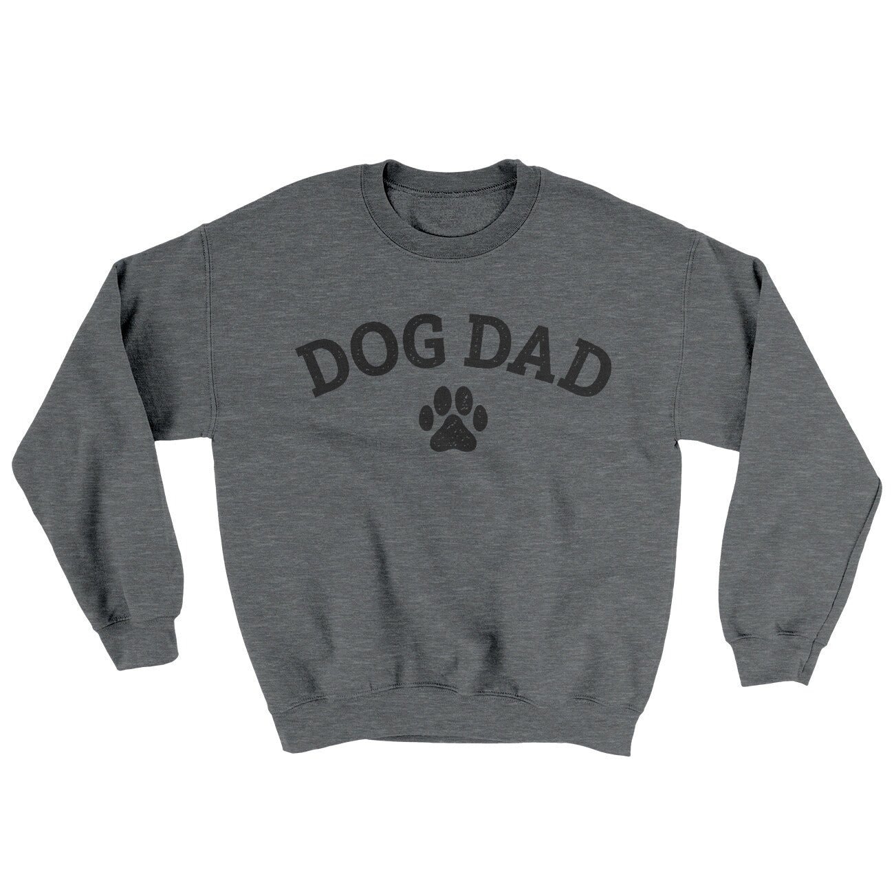 Dog Dad Ugly Sweater - Soft Cotton Poly Crewneck Sweatshirt