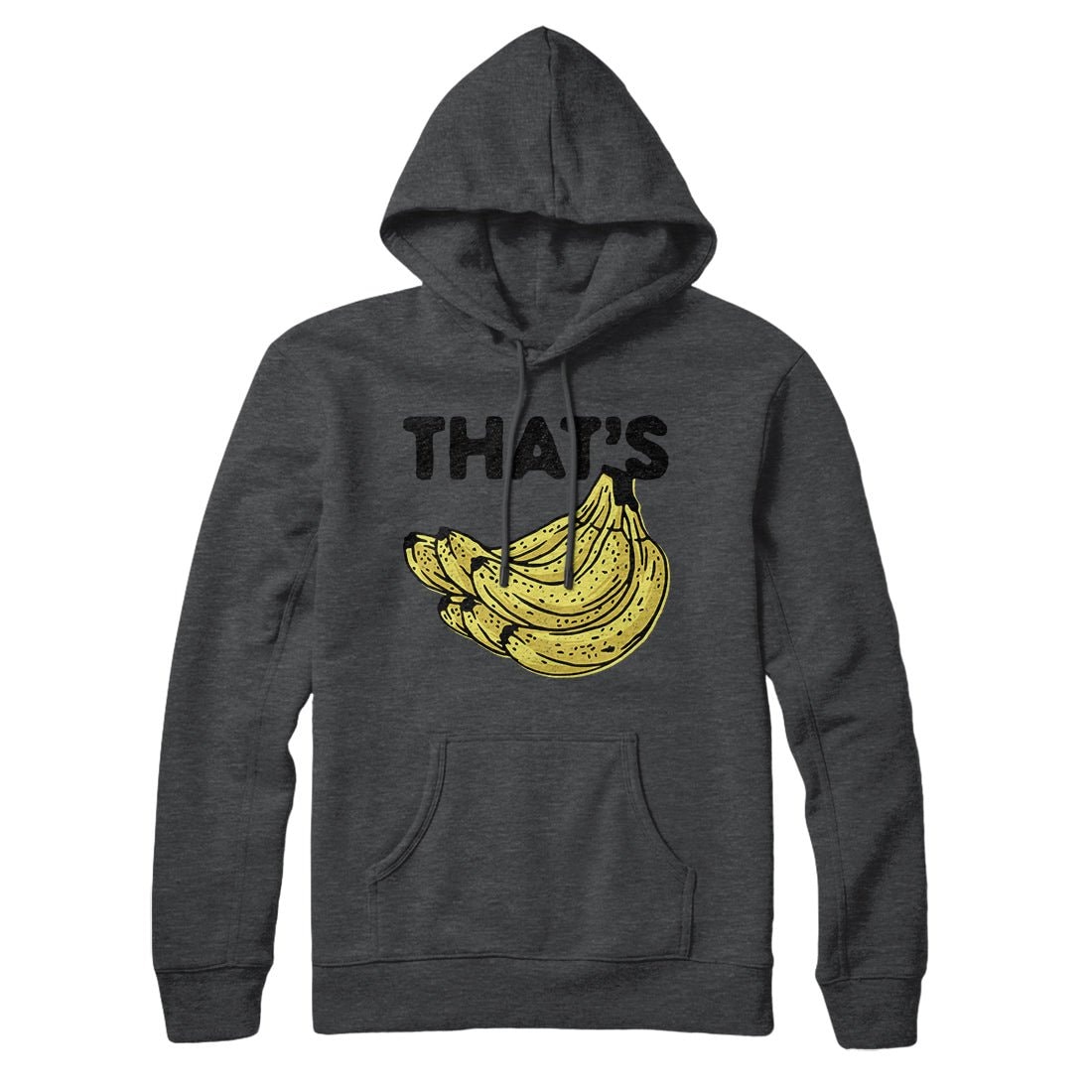 That's Bananas Unisex Pullover Hoodie - Soft Cotton Polyester with Kangaroo Pocket