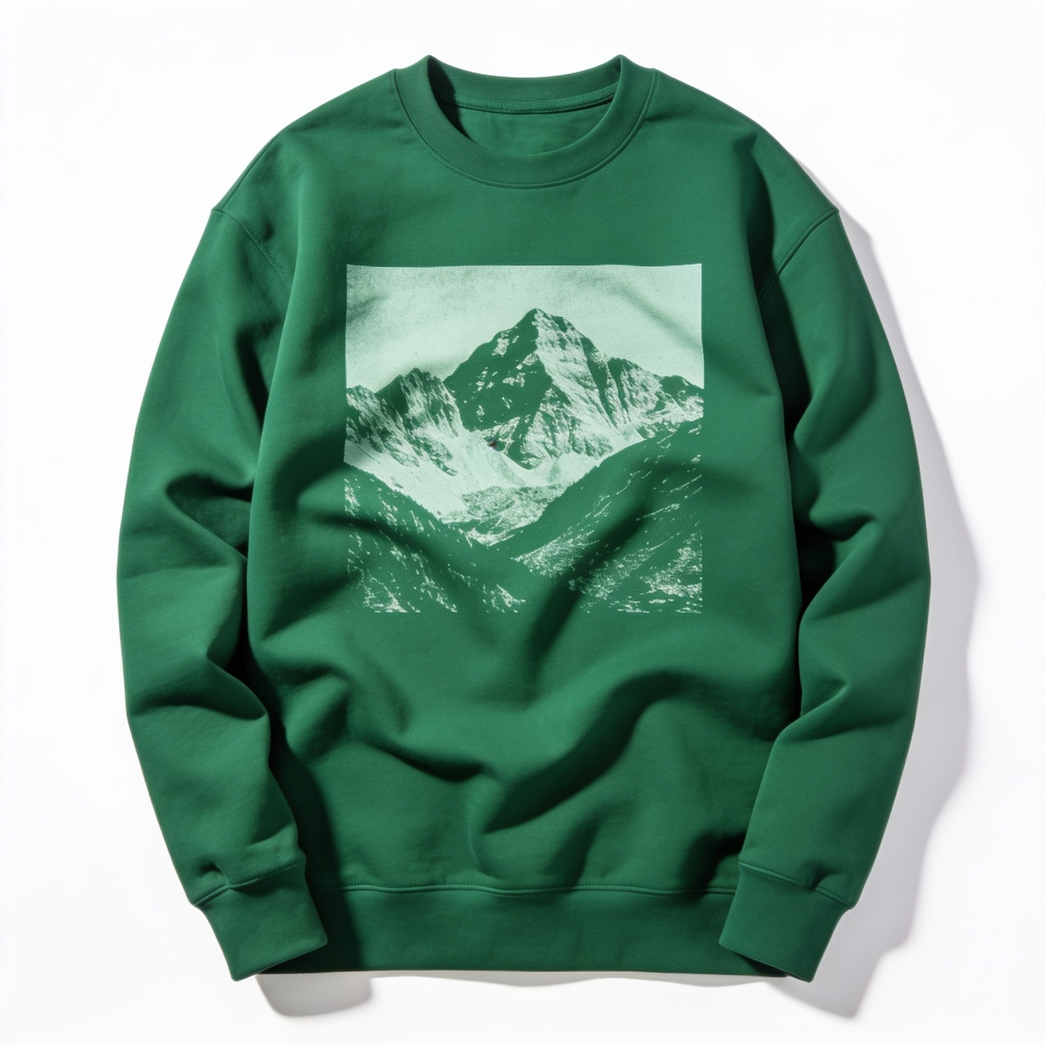 The Mountains Are Calling Ugly Sweater - Soft Cotton/Poly Crewneck Sweatshirt