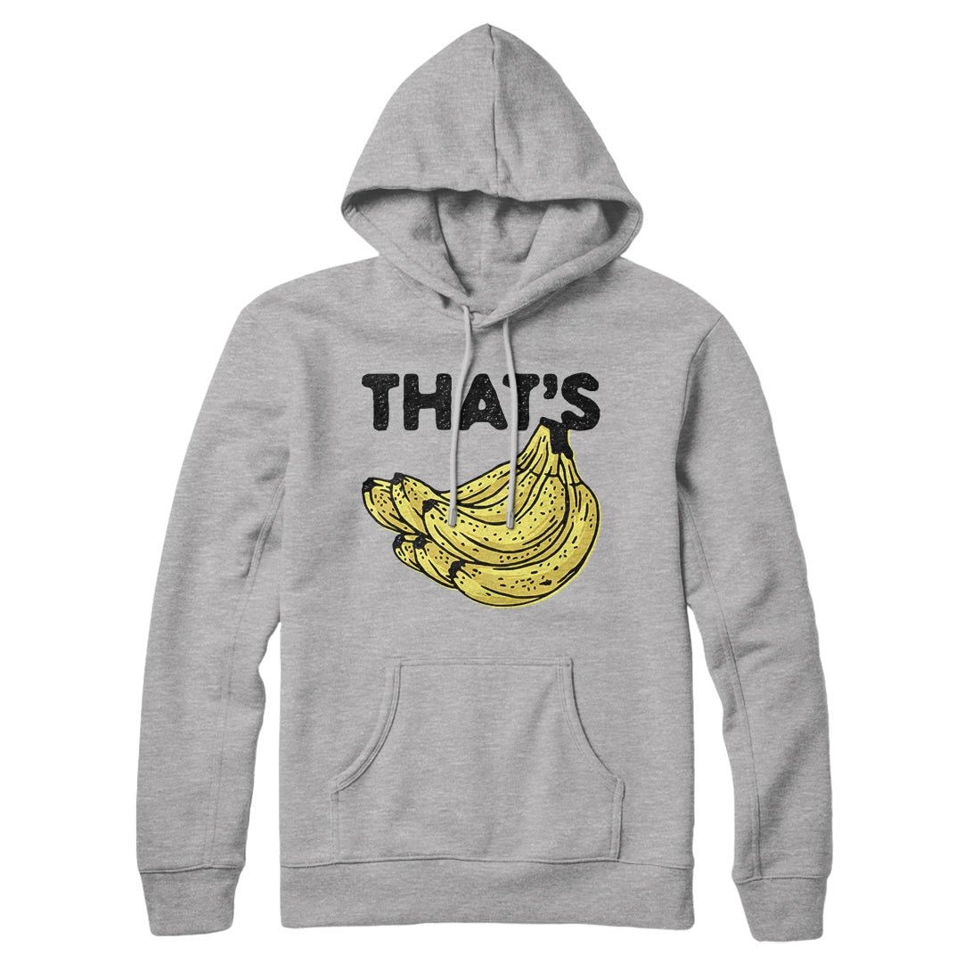 That's Bananas Unisex Pullover Hoodie - Soft Cotton Polyester with Kangaroo Pocket